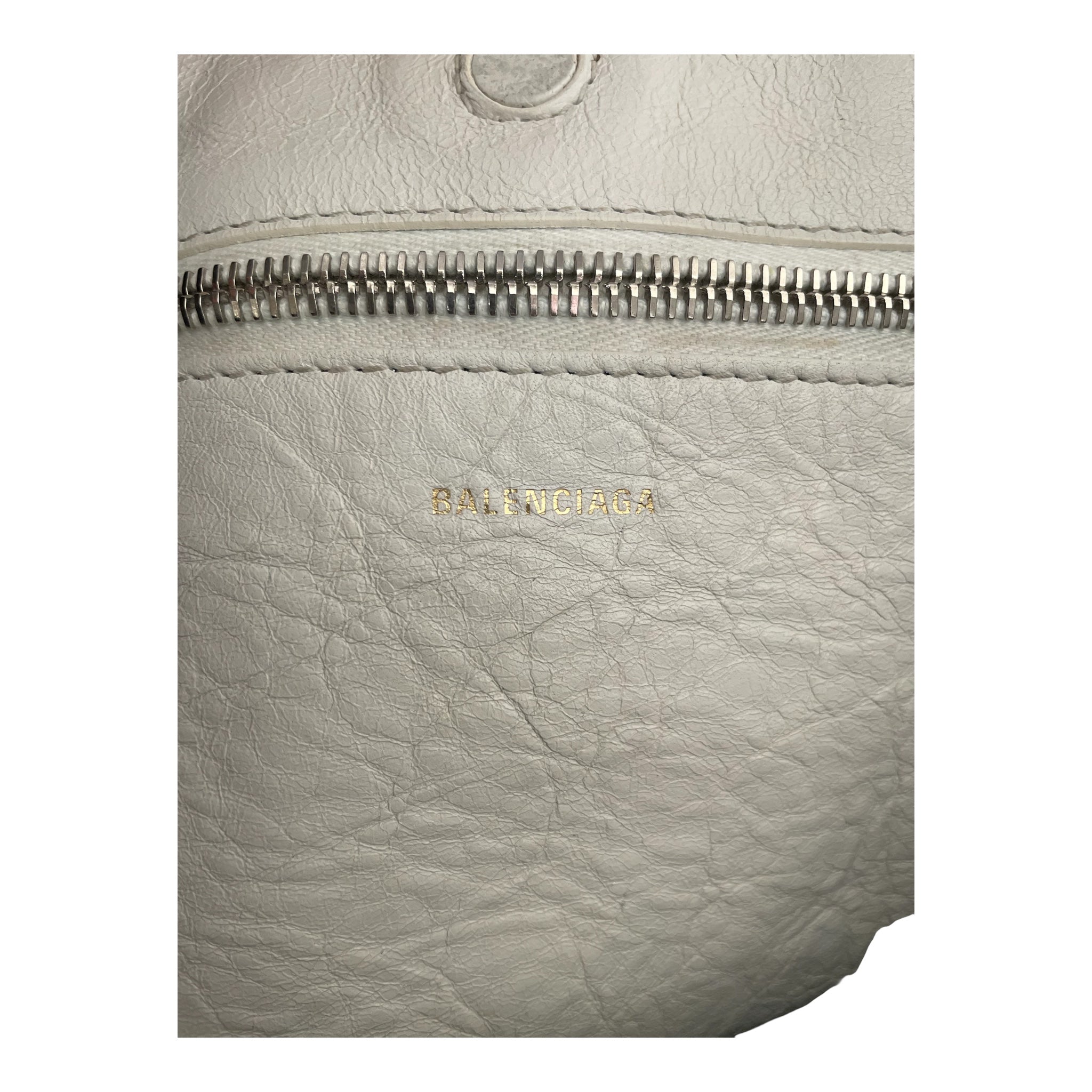BALENCIAGA/Hand Bag/Wool/WHT/sherpa view 4
