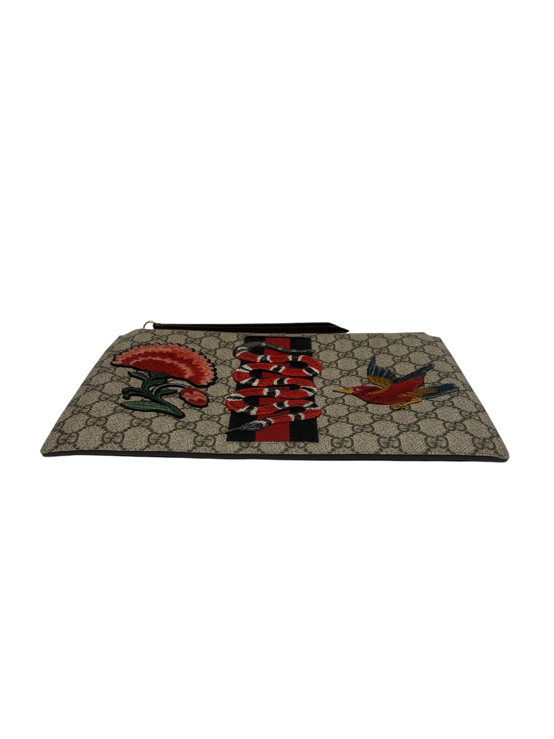 GUCCI/Clutch Bag/Monogram/CML/FLWRSNKBRD view 3