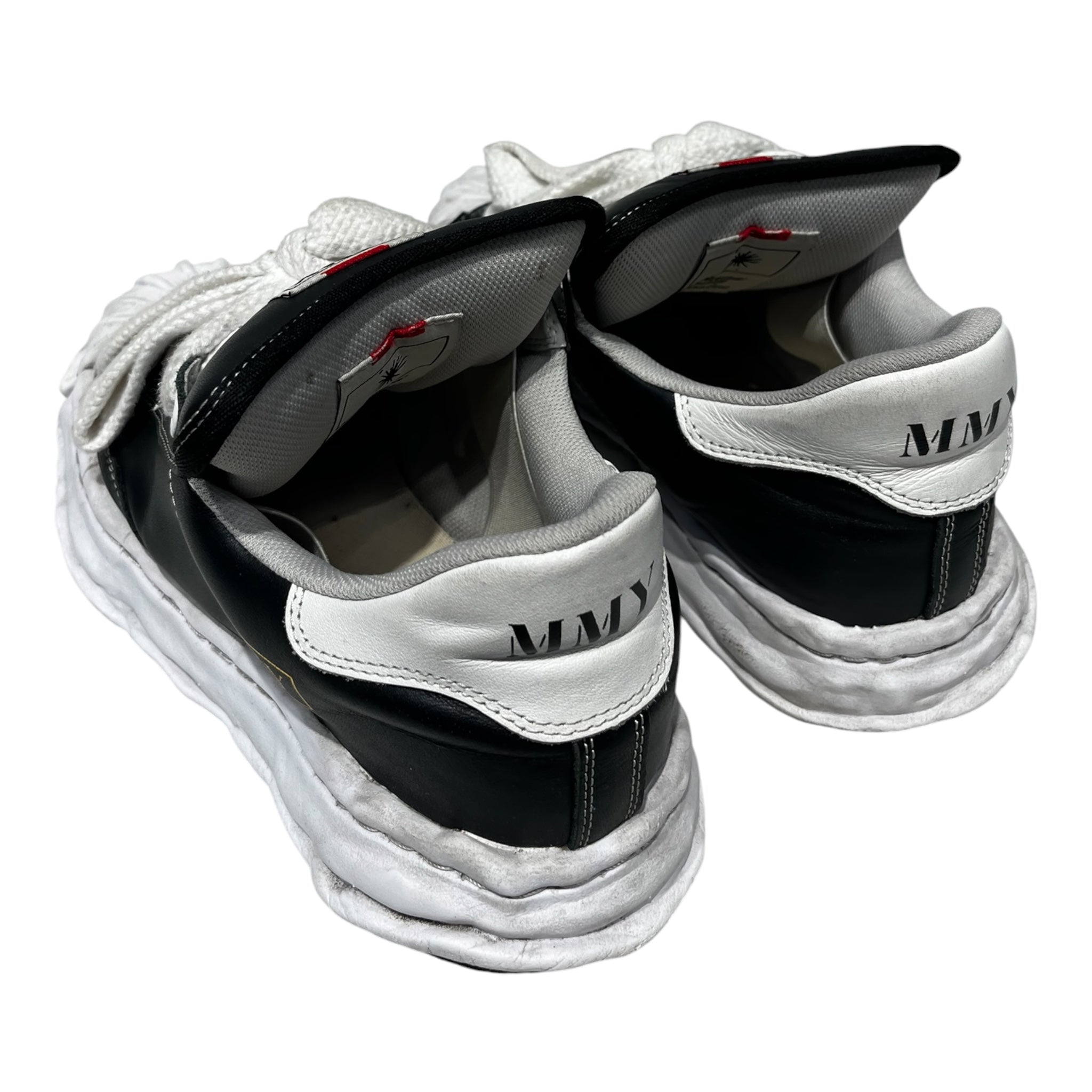 MIHARA YASUHIRO/Low-Sneakers/US 11/Leather/BLK/Blakey view 2