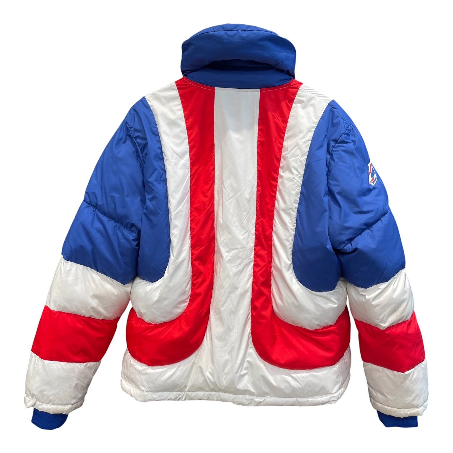 CASABLANCA/Coat/M/Nylon/WHT/Stripe/CASABLANCA PUFFER WHT/BLU/RED view 2