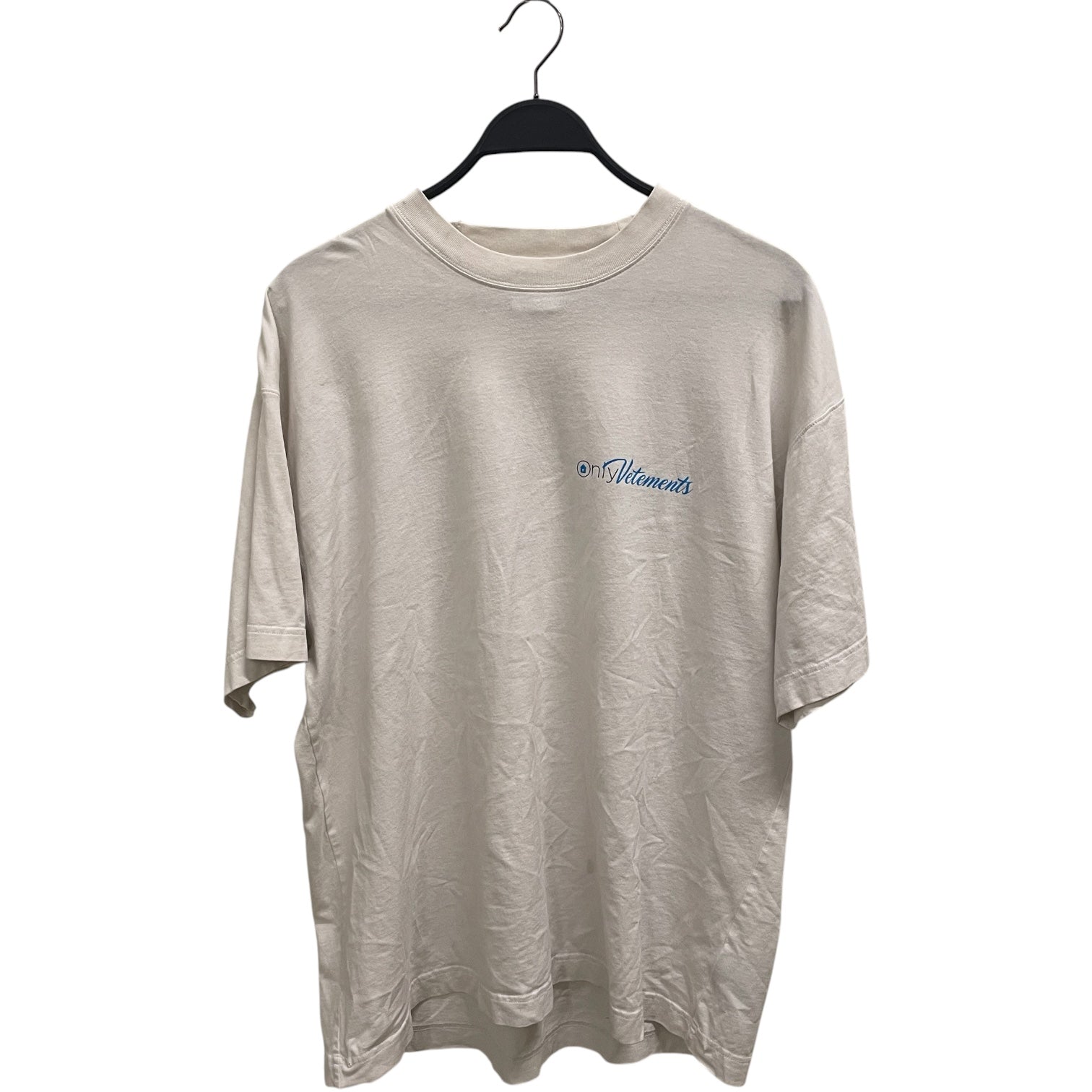 VETEMENTS/T-Shirt/XS/Cotton/WHT/Graphic/ony vetements view 1