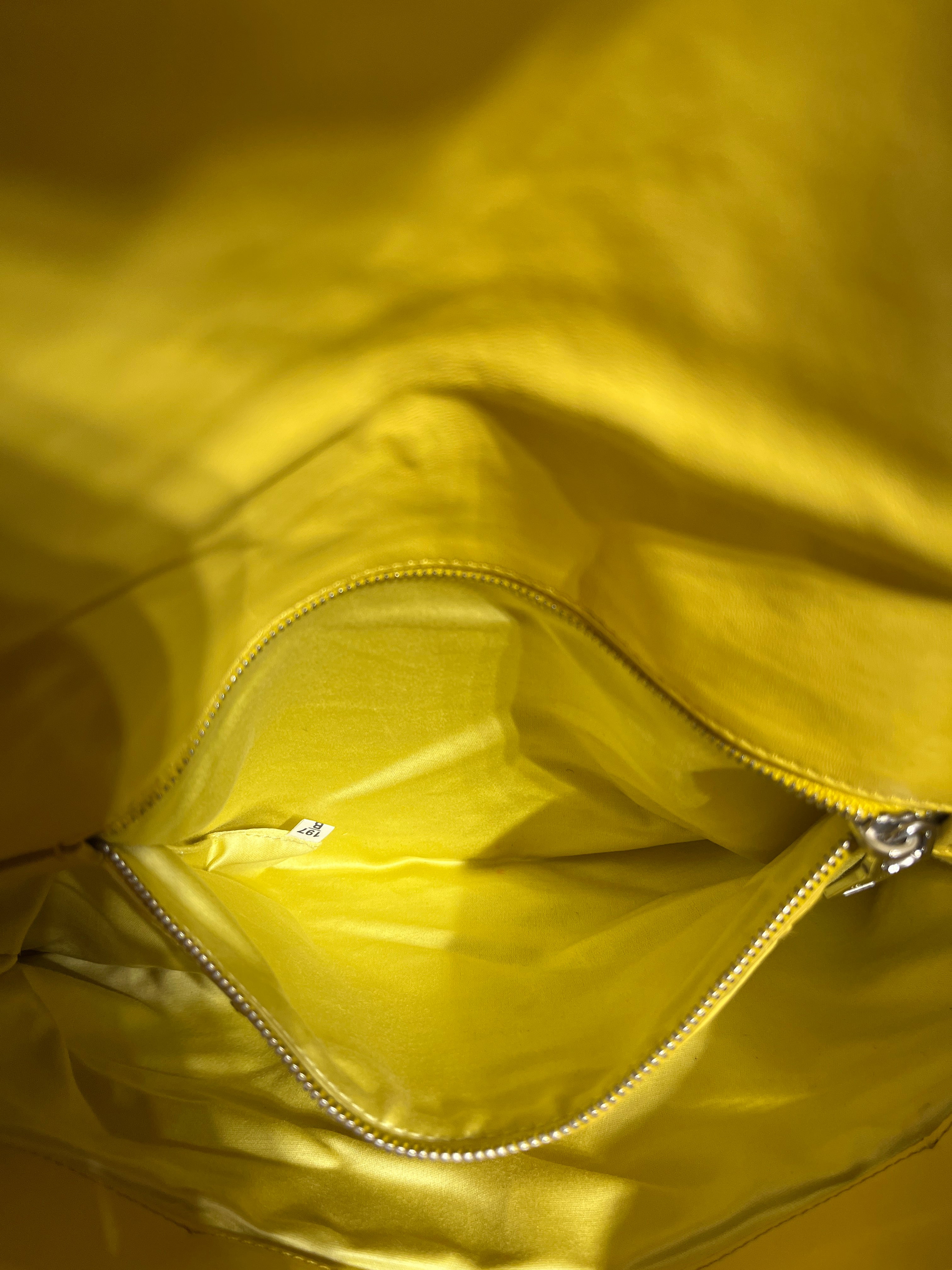 MIU MIU/Hand Bag/Leather/YEL/MATELASSE CRYSTAL FLAP view 10