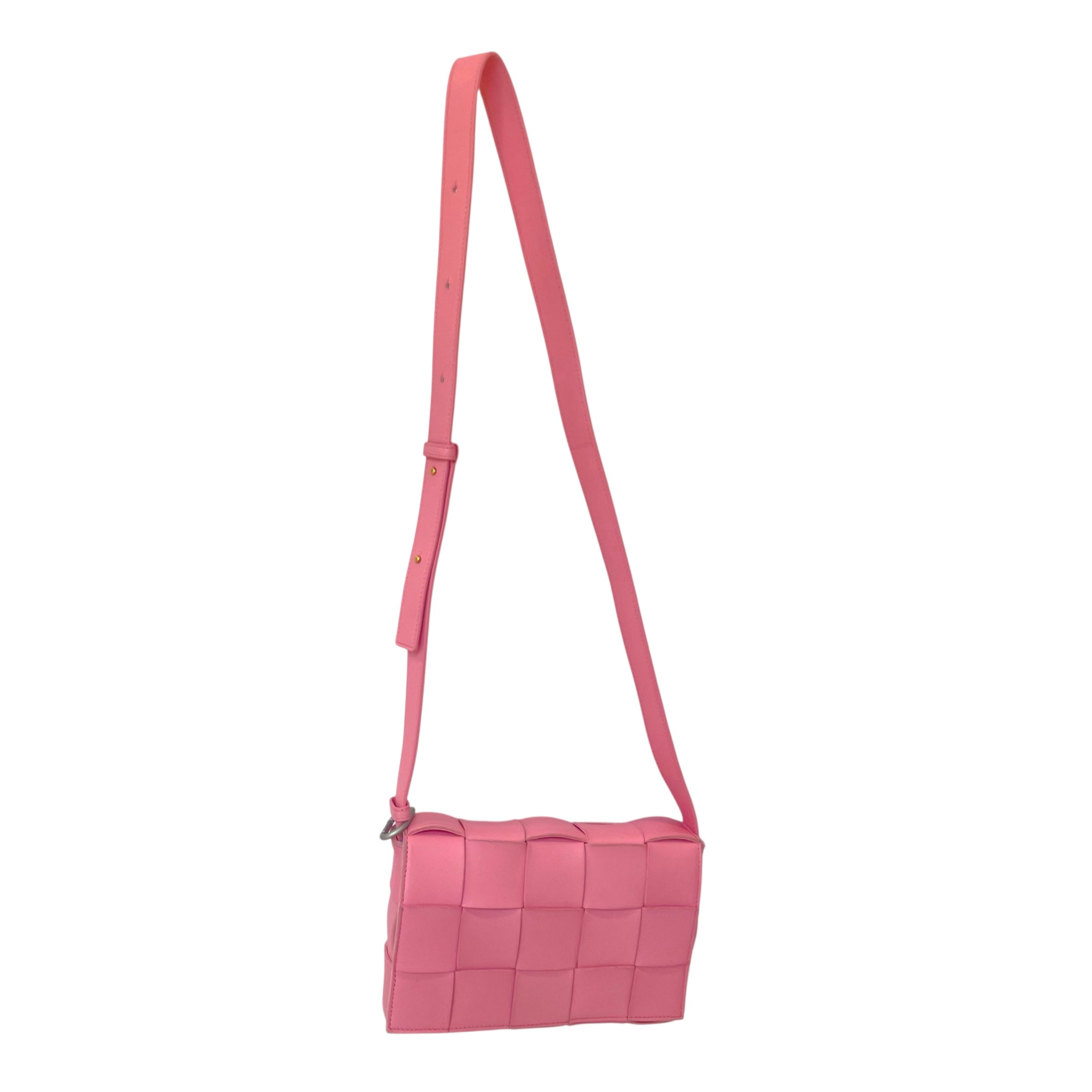 BOTTEGA VENETA/Cross Body Bag/OS/Leather/PNK/CASSETTE LEATHER CB BAG view 1