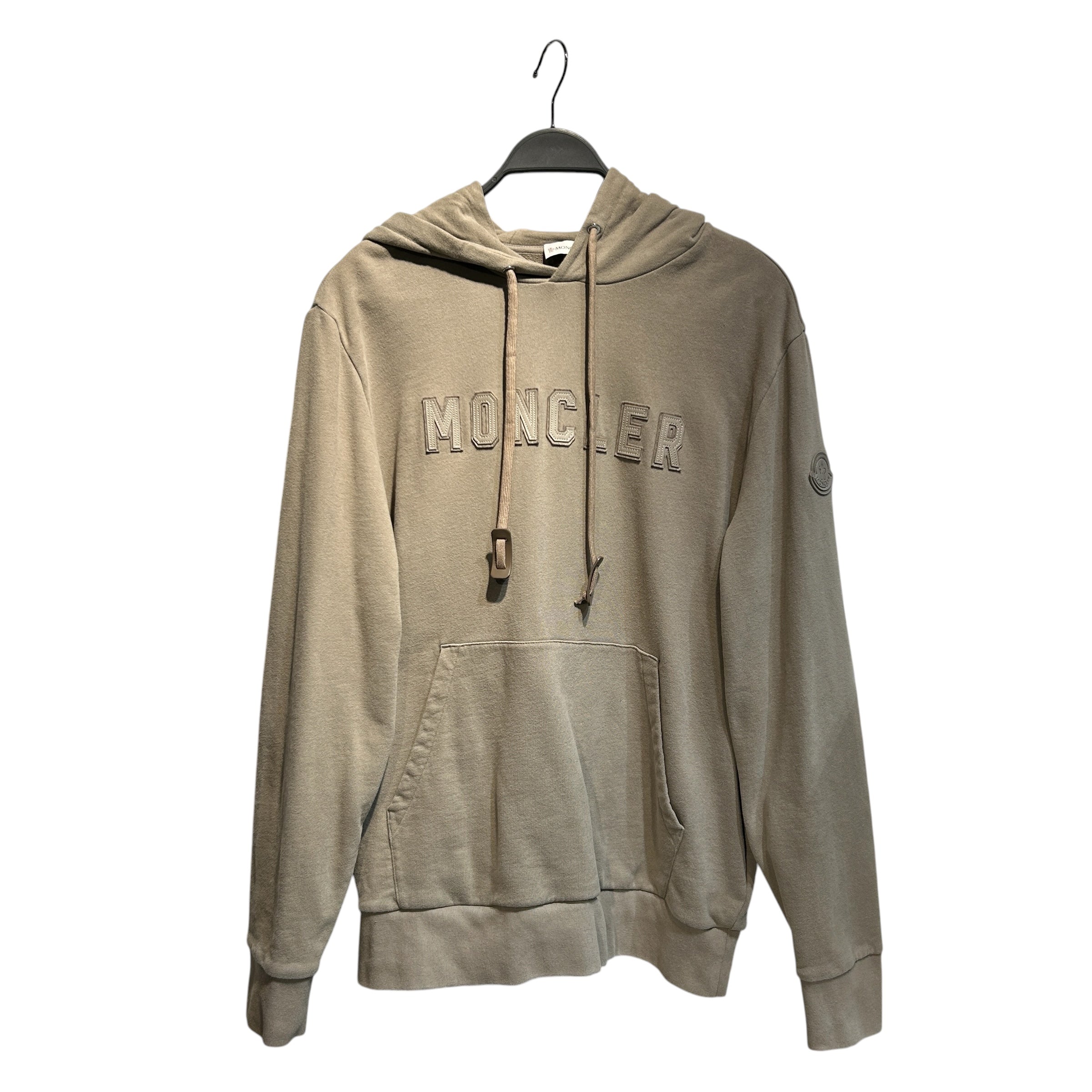 MONCLER/Hoodie/XL/Cotton/BEG/Applique Logo view 1