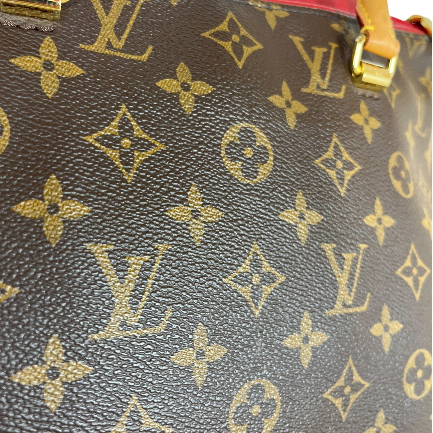 LOUIS VUITTON/Hand Bag/All Over Print/Leather/BRW/Pallas MM Aurora Purple view 5
