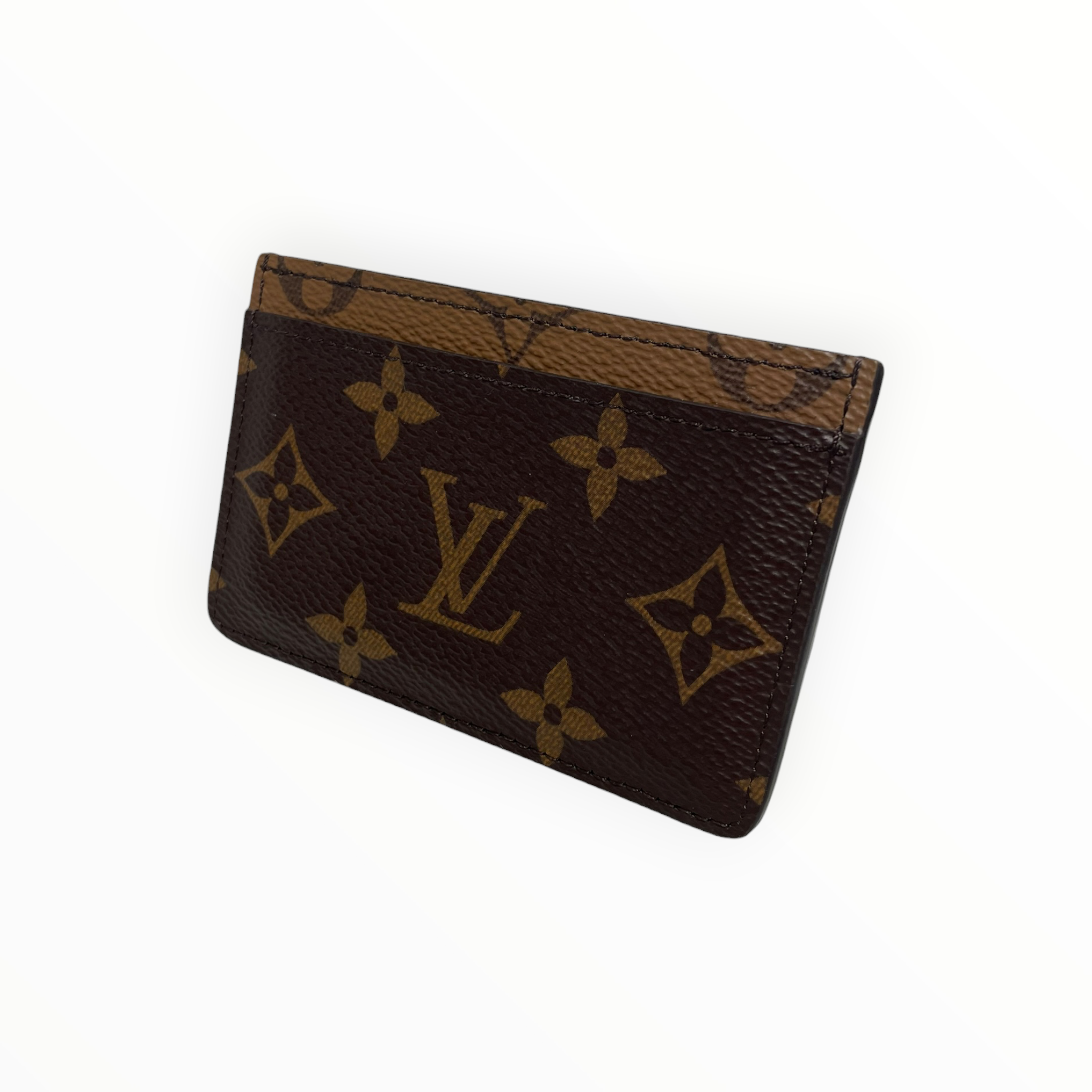 LOUIS VUITTON/Wallet/Monogram/Leather/BRW/L's/TWO TONE view 2