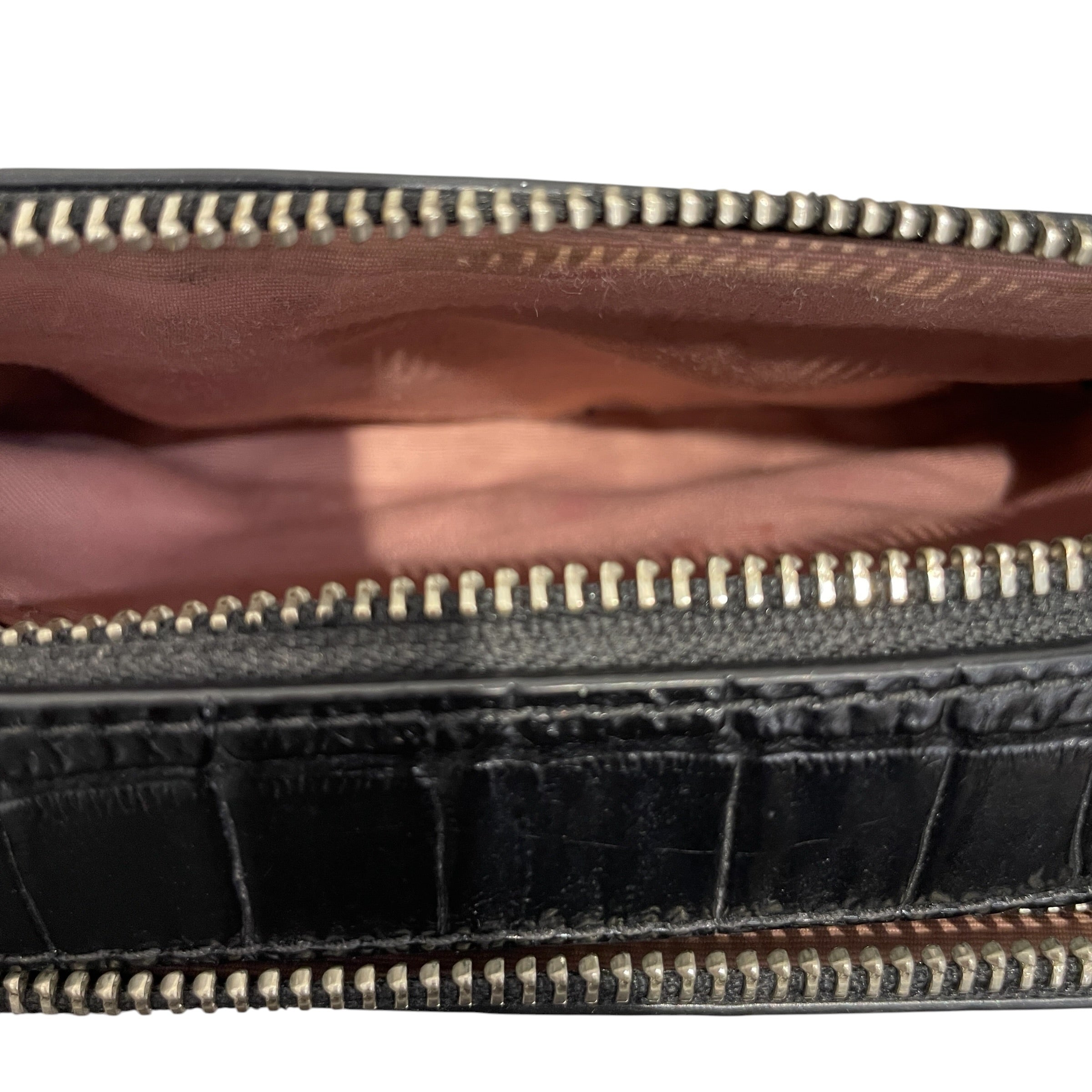MARC JACOBS/Cross Body Bag/Leather/BLK/CHAIN LOGO/CROC view 9