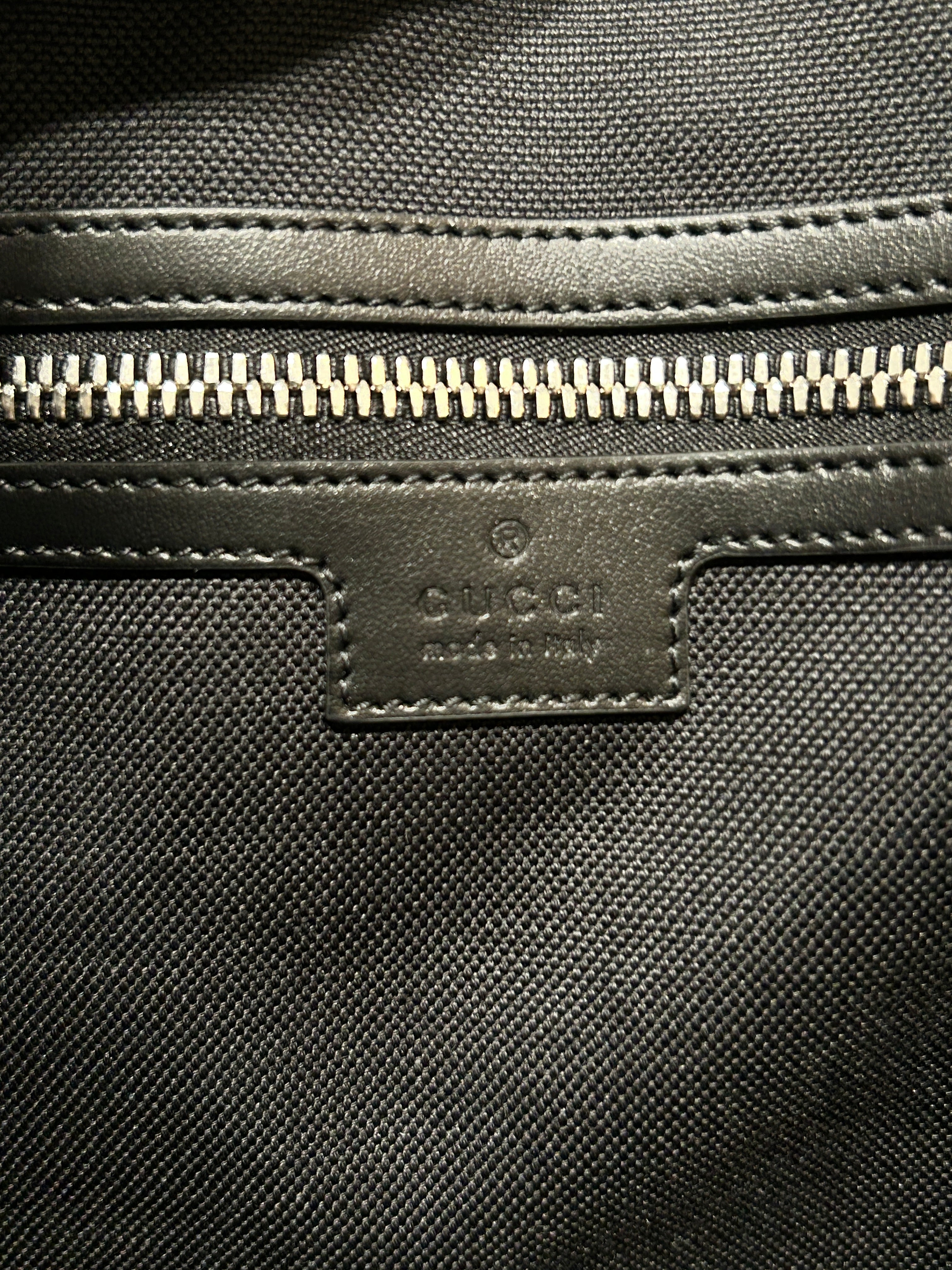 GUCCI/Luggage/Monogram/BLK/GUCCI SUPREME DUFFLE BLK/GRY view 5
