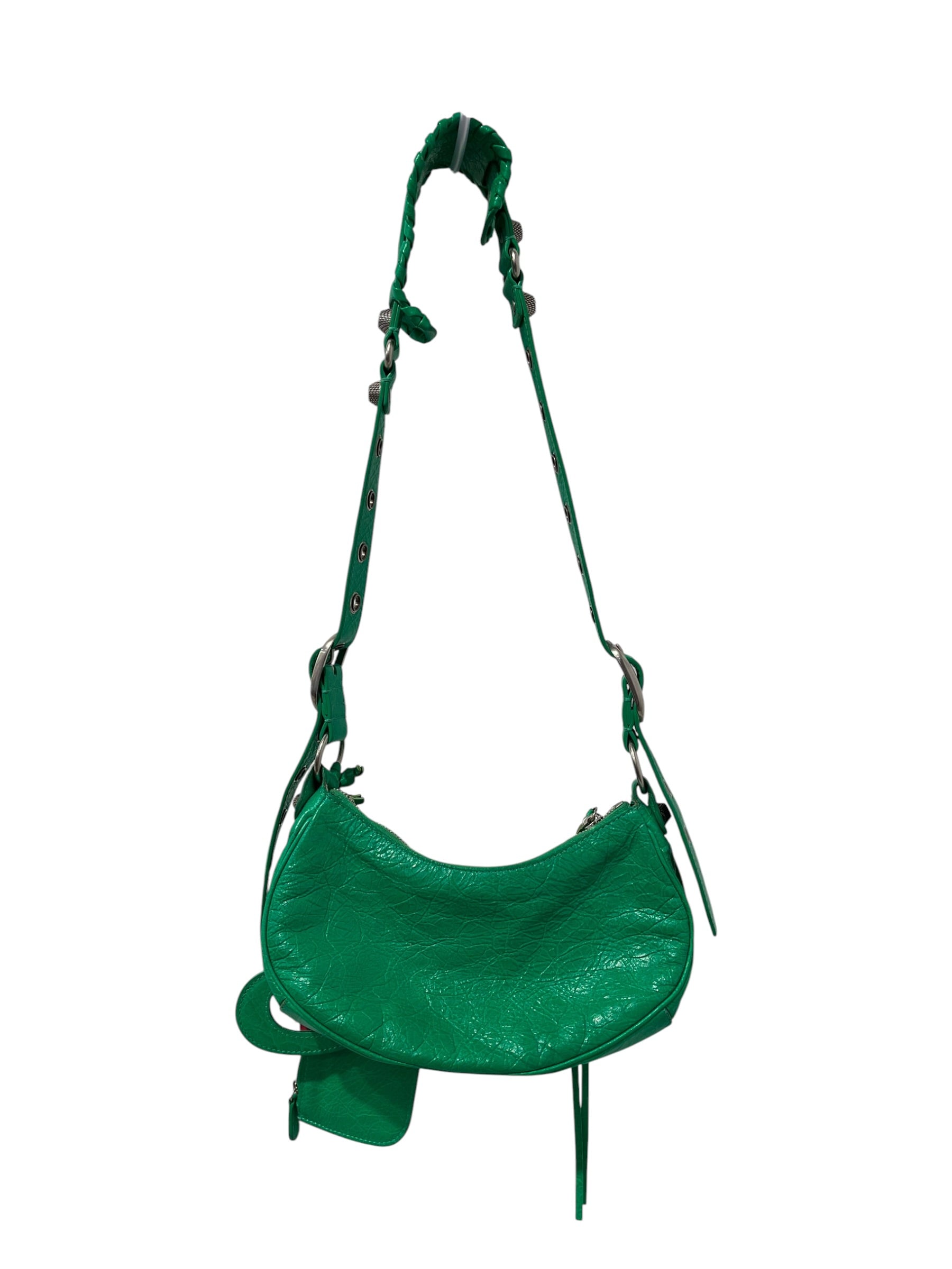 BALENCIAGA/Bag/Leather/GRN/GREEN CAGOLE BAG view 2
