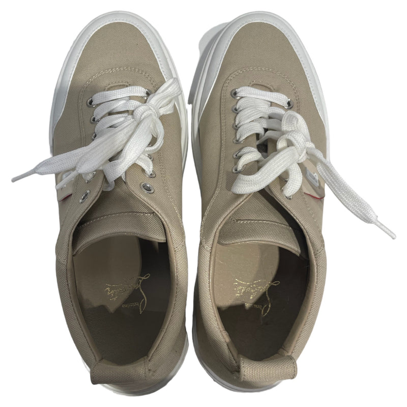 Christian Louboutin/Low-Sneakers/EU 41/Cotton/CRM/