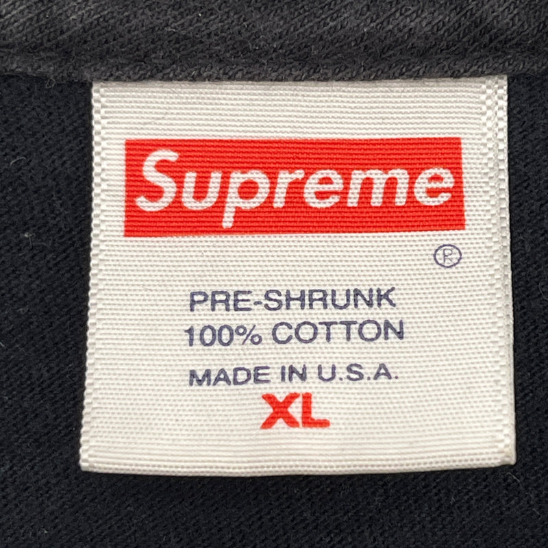 Supreme/T-Shirt/XL/Cotton/BLK/