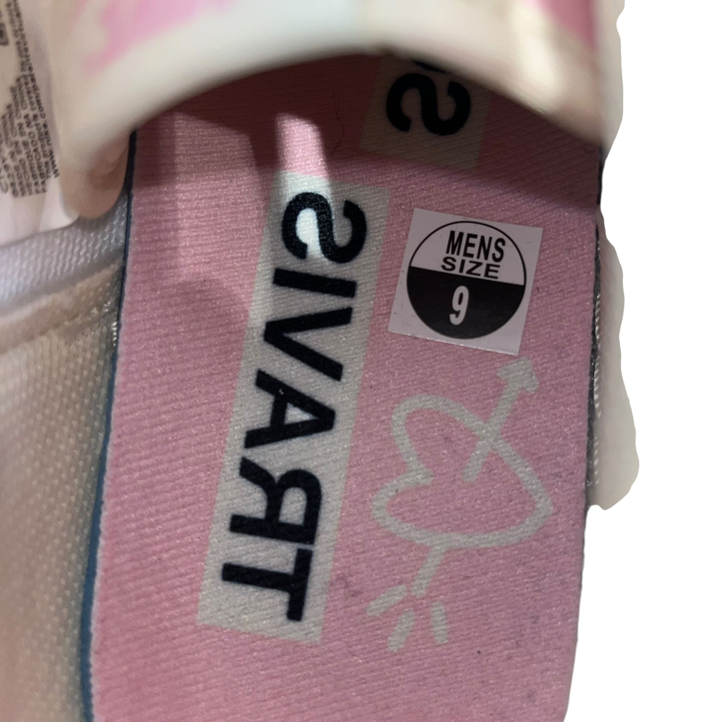 NIKE/TRAVIS SCOTT/Low-Sneakers/US 9/Leather/CRM/PINK HIGHLIGHTS AJ1 view 3
