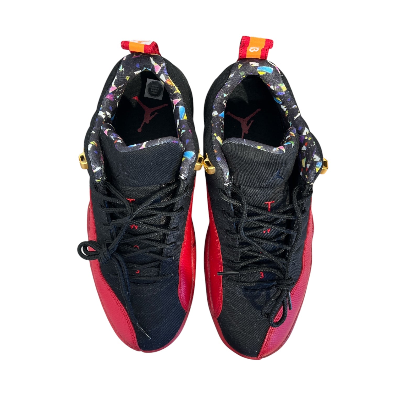 JORDAN BRAND/Low-Sneakers/US 8.5/Leather/RED/SE SUPER BOWL view 4