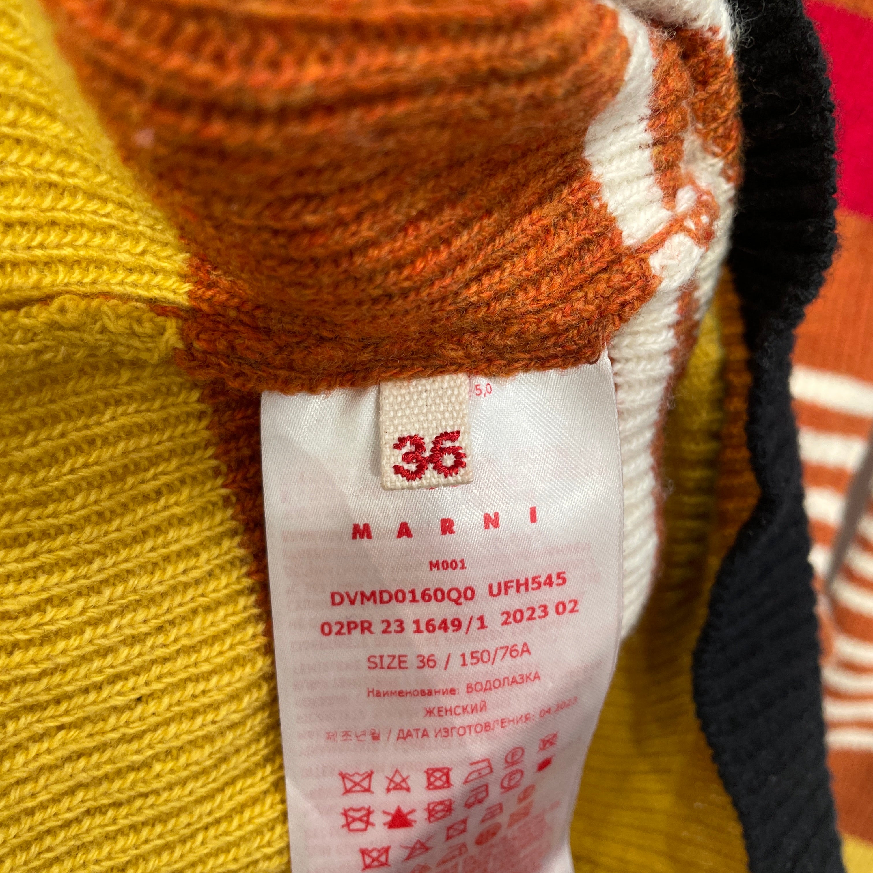 MARNI/Sweater/36/Stripe/Wool/MLT/ view 5