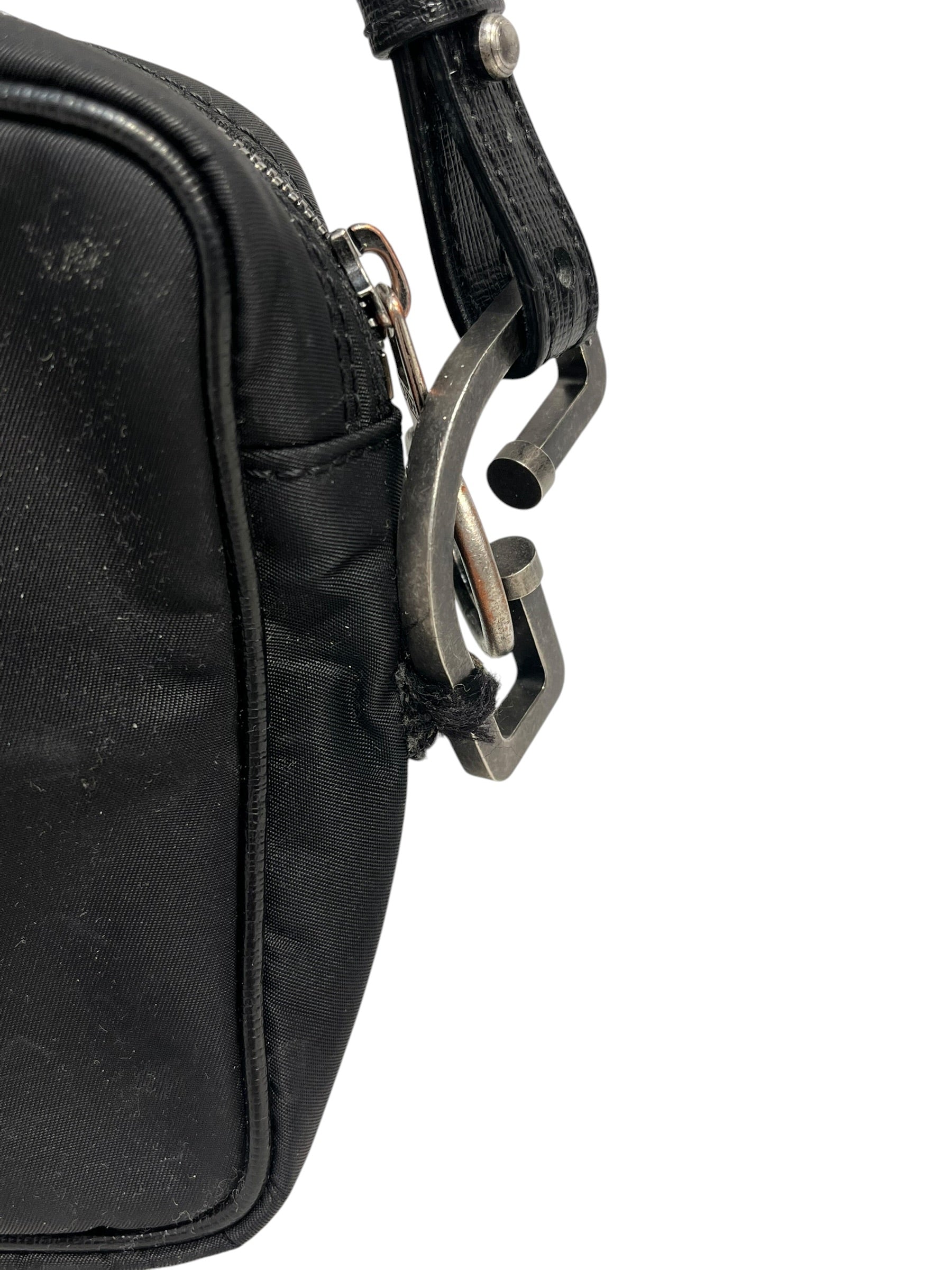 OFF-WHITE/Cross Body Bag/Nylon/BLK/industrial strap/rectangle bag view 4