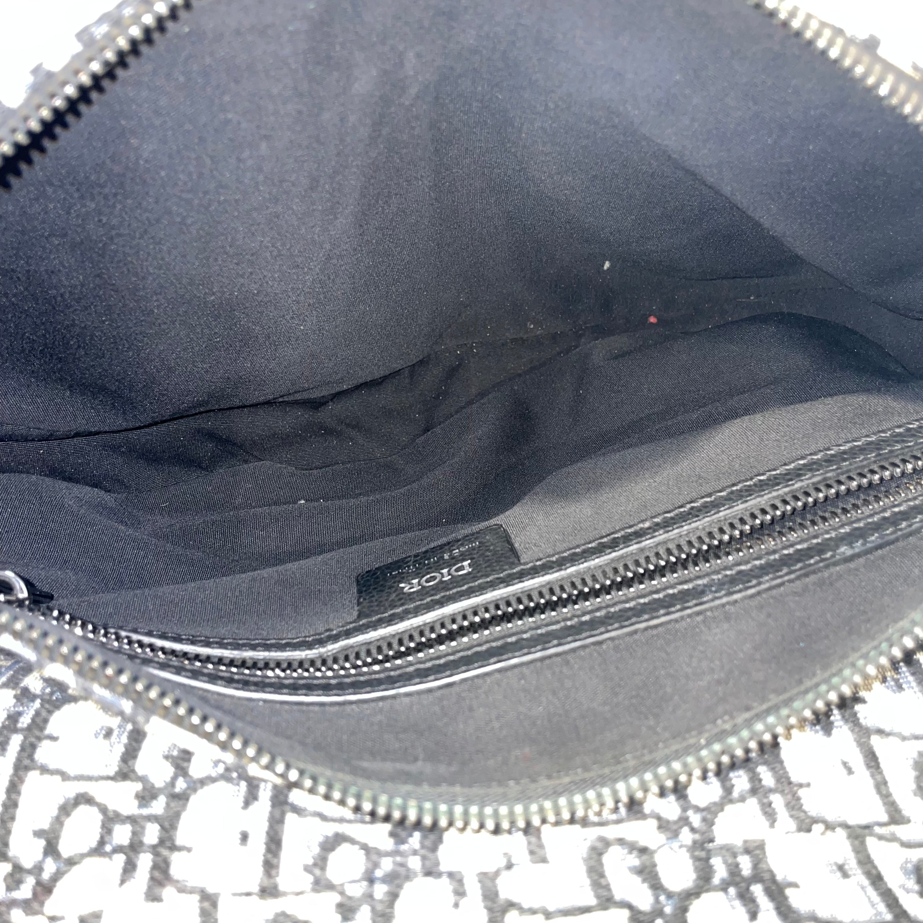 Christian Dior/Cross Body Bag/Monogram/Cotton/NVY/11-BO-1220 view 5