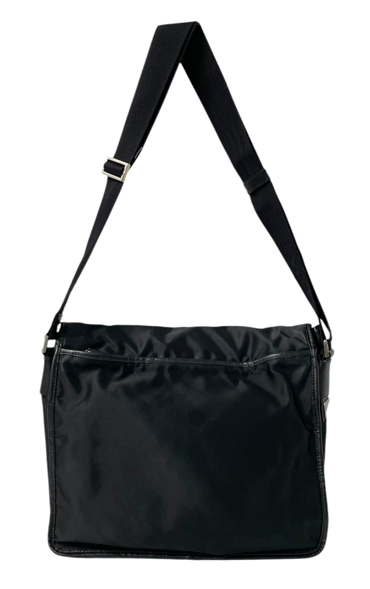 PRADA/Cross Body Bag/Nylon/BLK/CLIP BUCKLE view 2
