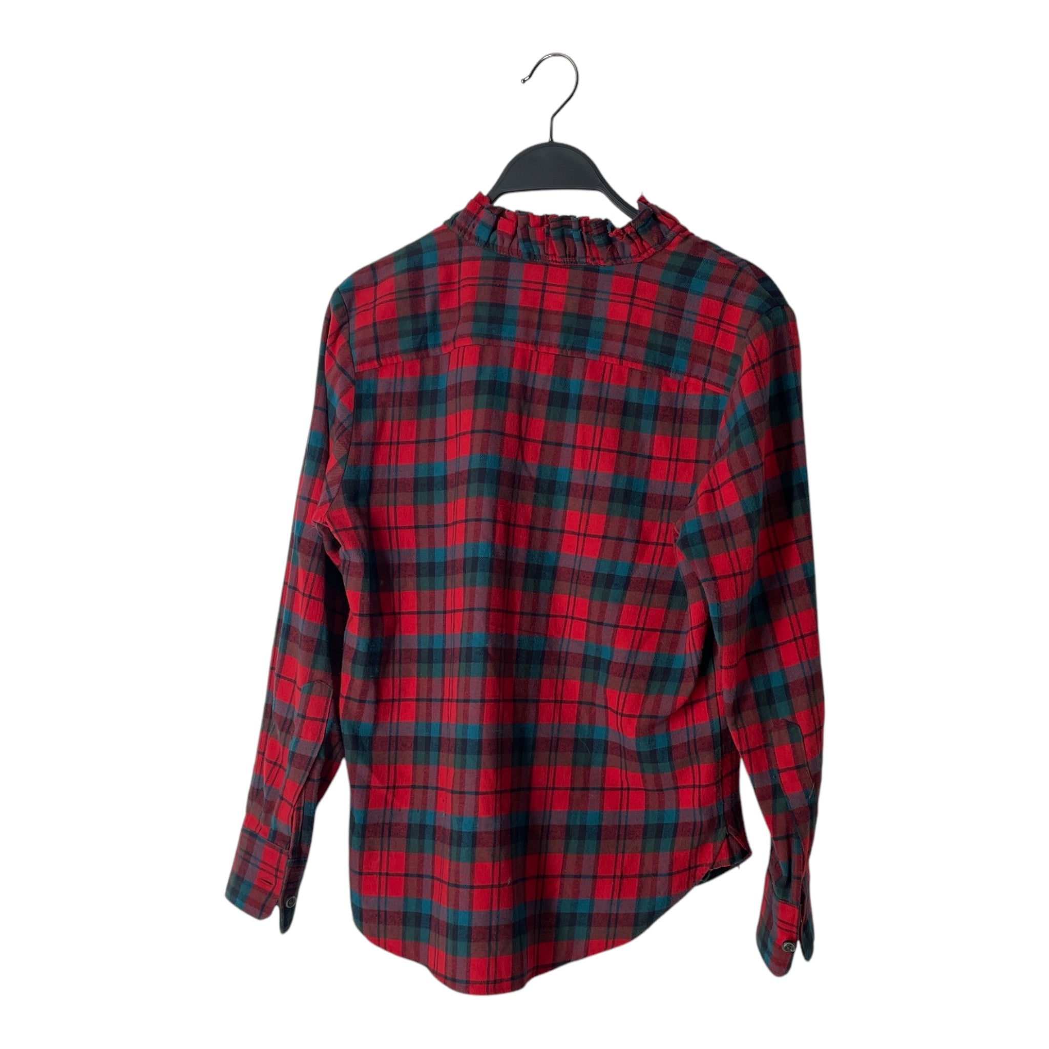 ISABEL MARANT/LS Shirt/38/Plaid/Cotton/RED/FLANNEL SHIRT view 2