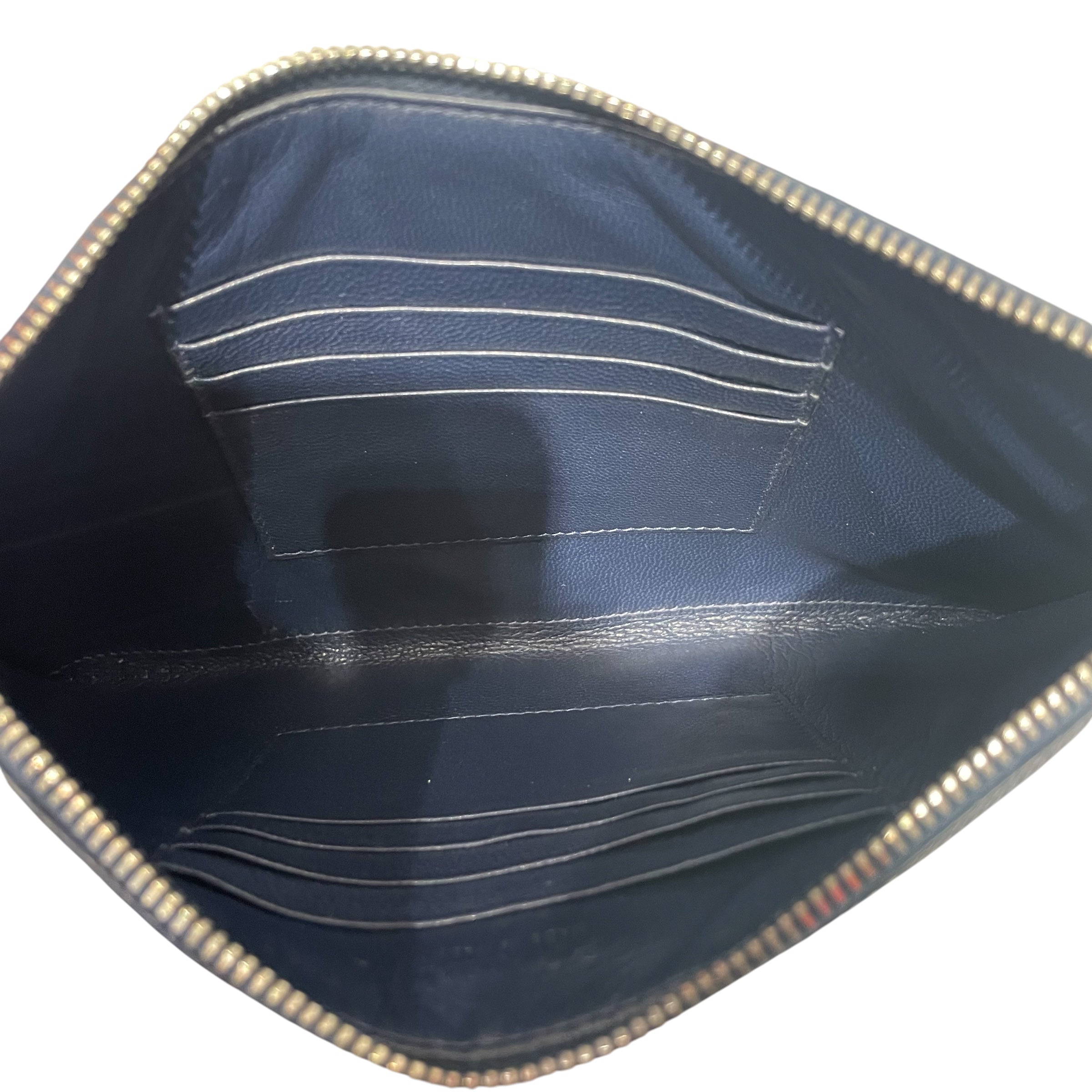 PRADA/Clutch Bag/Leather/NVY/SAFFIANO CLUTCH view 3