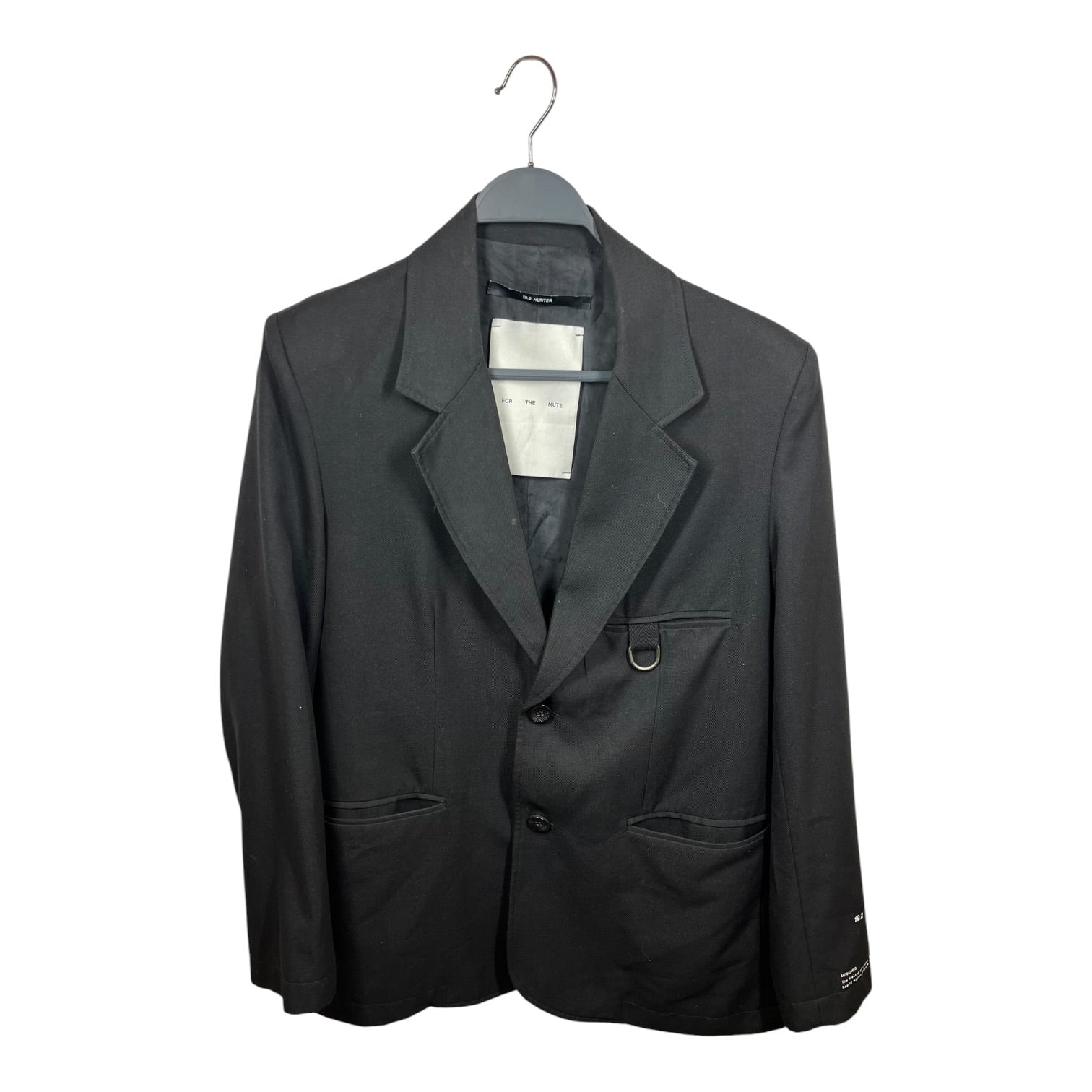 SONG FOR THE MUTE/Coat/48/Wool/BLK/FW19 19.2 Hunter view 1