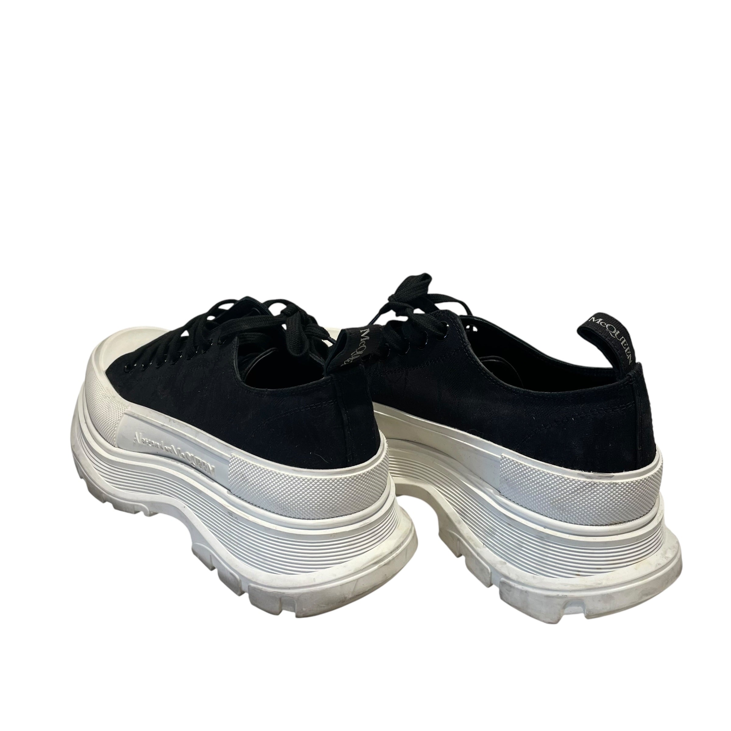Alexander McQueen/Low-Sneakers/EU 43/Cotton/BLK/ view 2