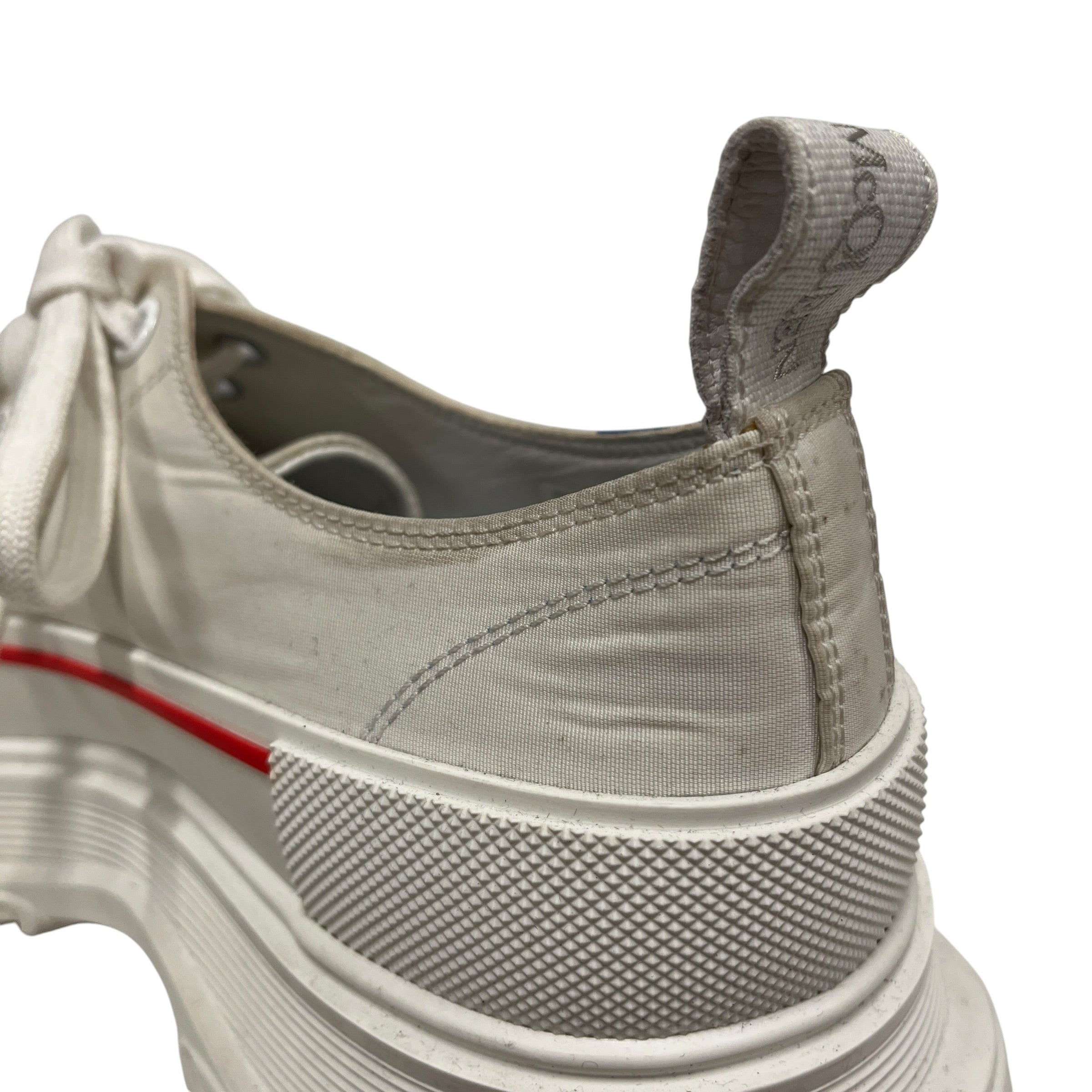 Alexander McQueen/Low-Sneakers/EU 43/Cotton/WHT/Slick Graffiti view 8