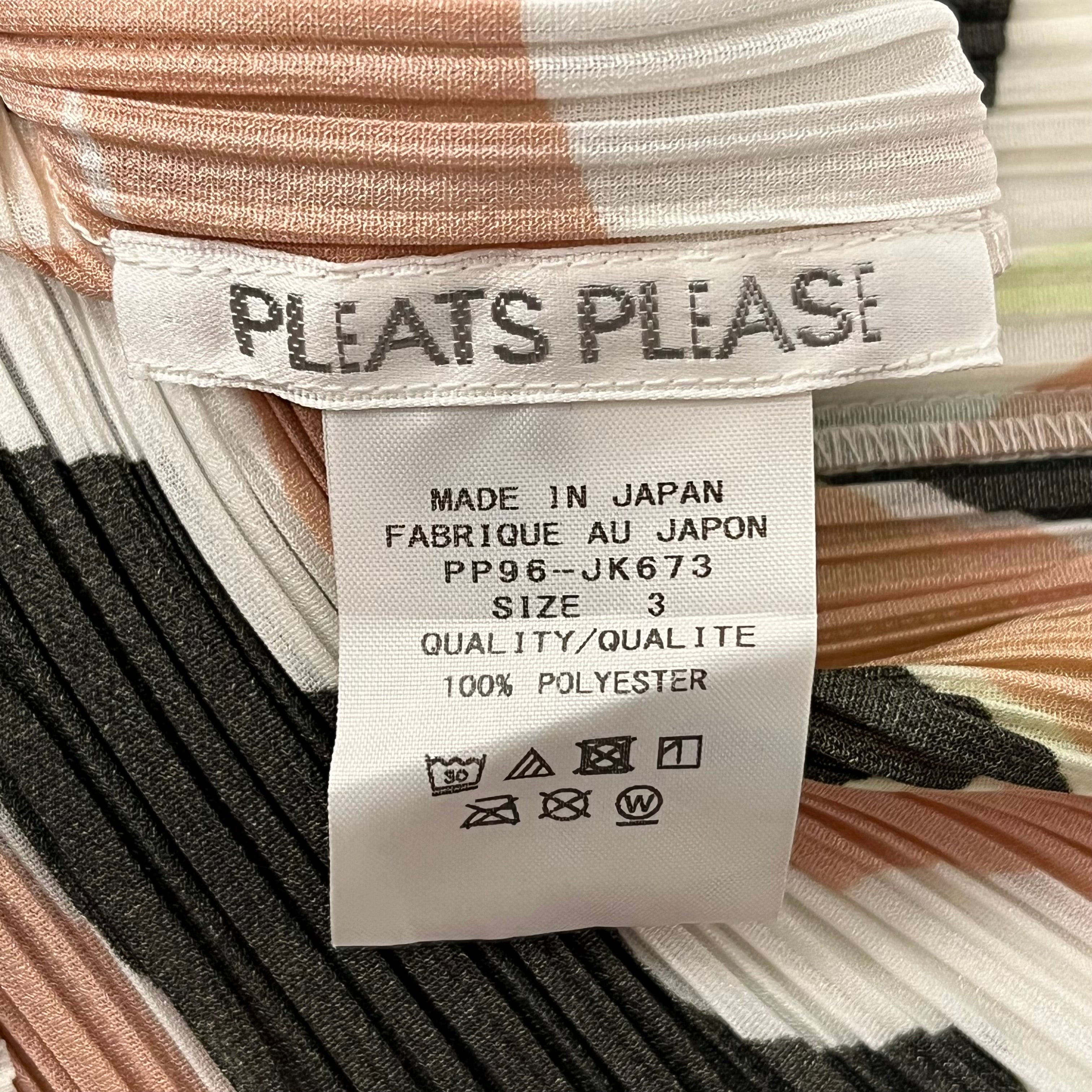 PLEATS PLEASE ISSEY MIYAKE/SS Cut & Sew/3/All Over Print/Polyester/PNK/PP96-JK673 view 3