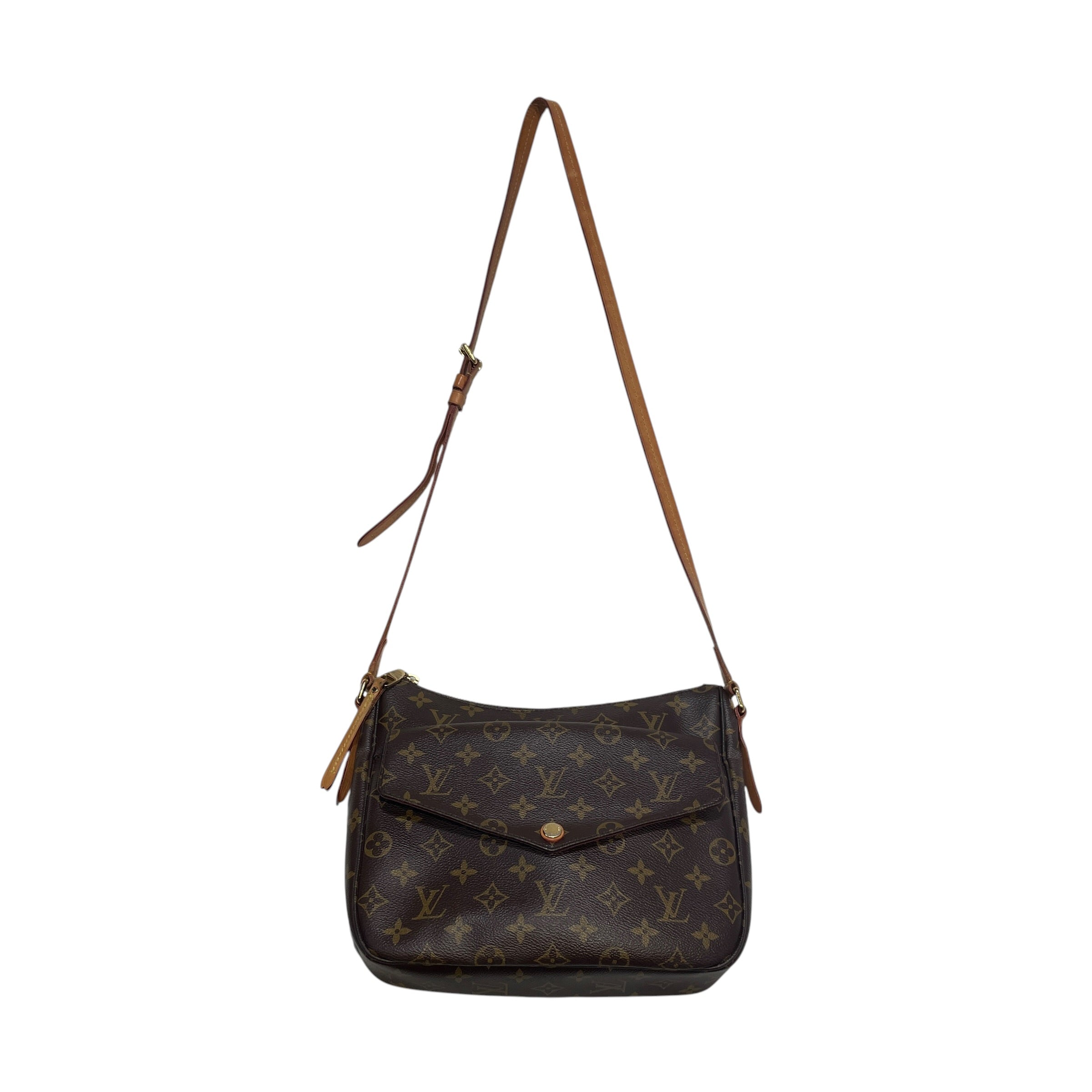 LOUIS VUITTON/Cross Body Bag/Monogram/Leather/BRW/Mabillon Monogram view 1