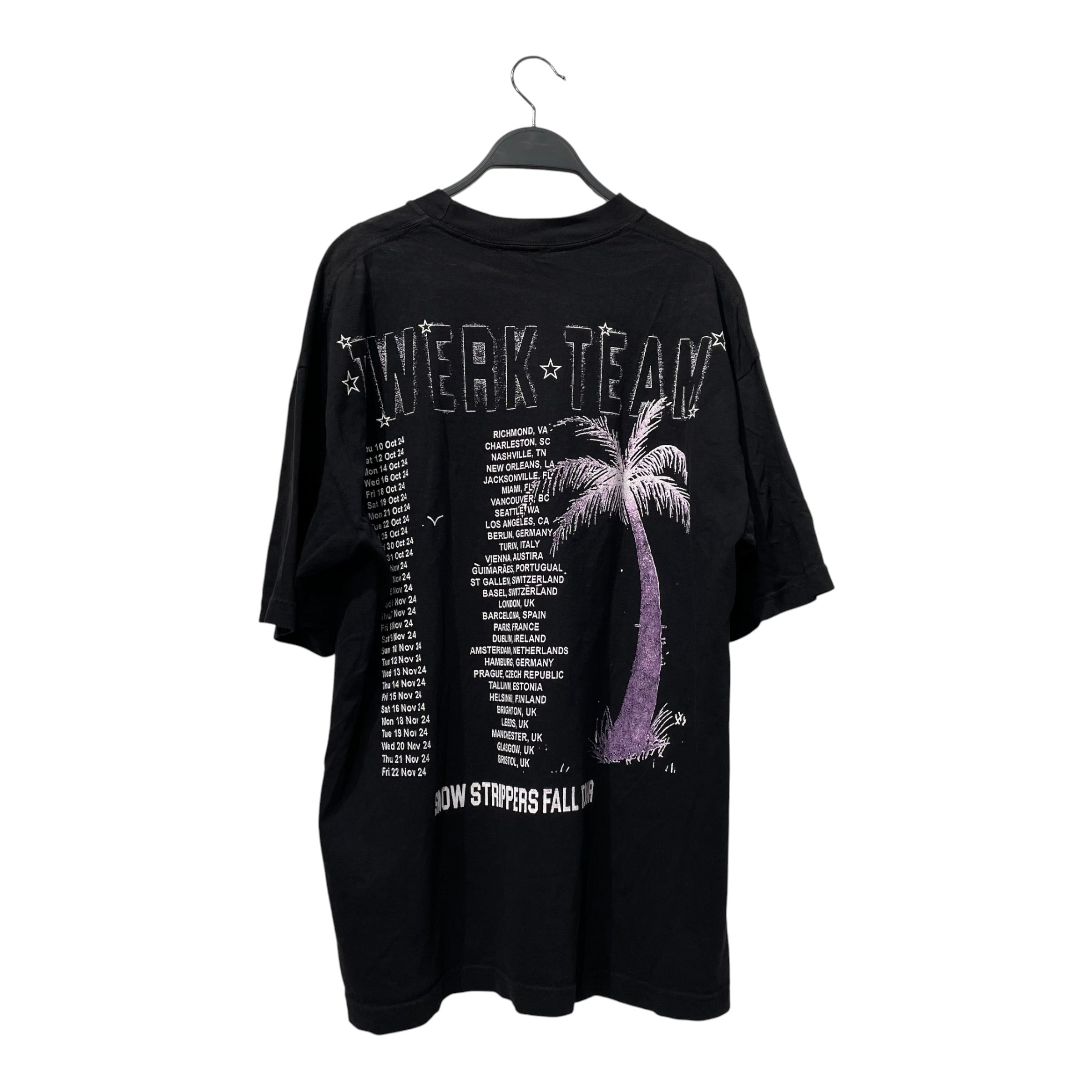 T-Shirt/L/Cotton/BLK/ view 2