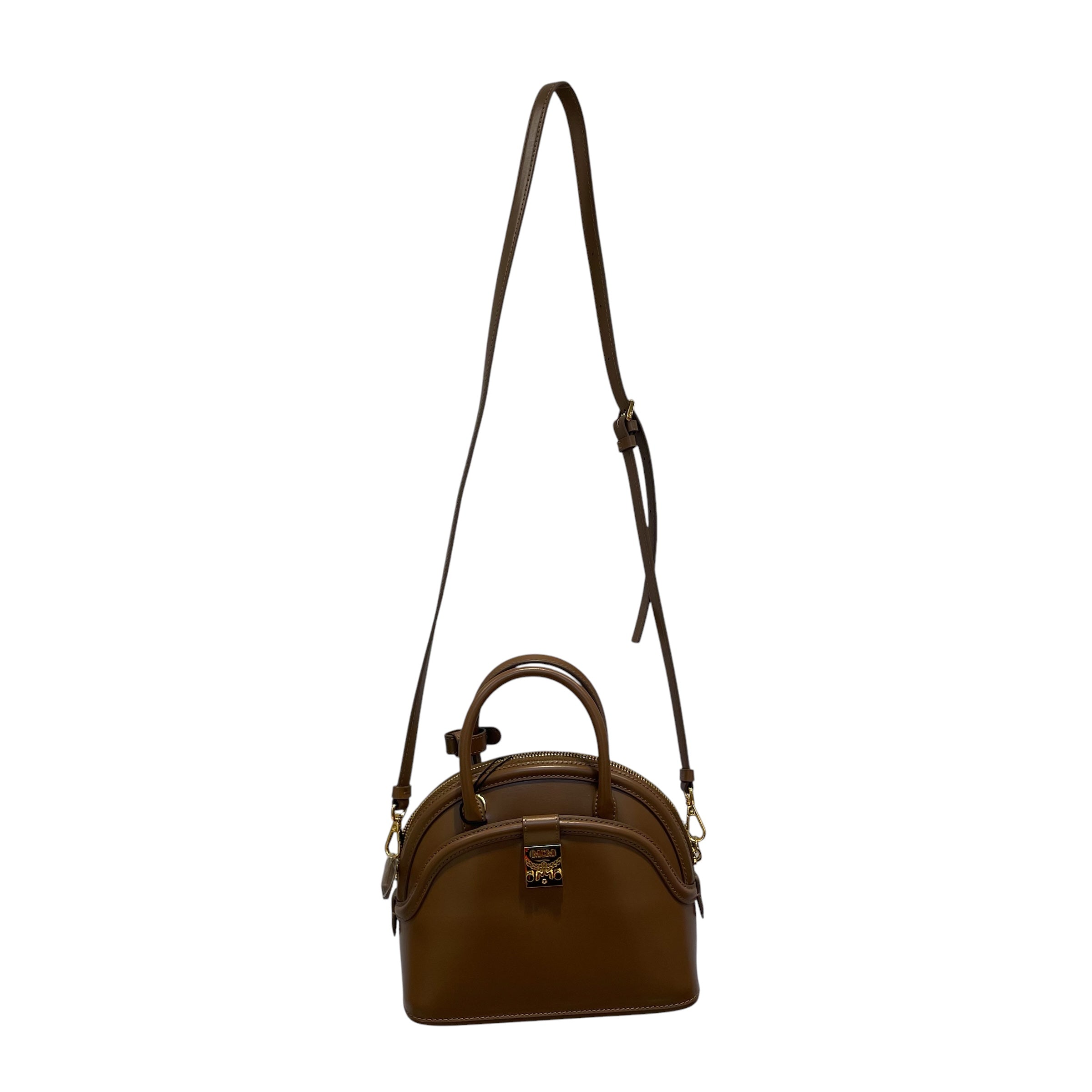 MCM/Cross Body Bag/Leather/BRW/NWT/TOFFEE/TRACY view 2