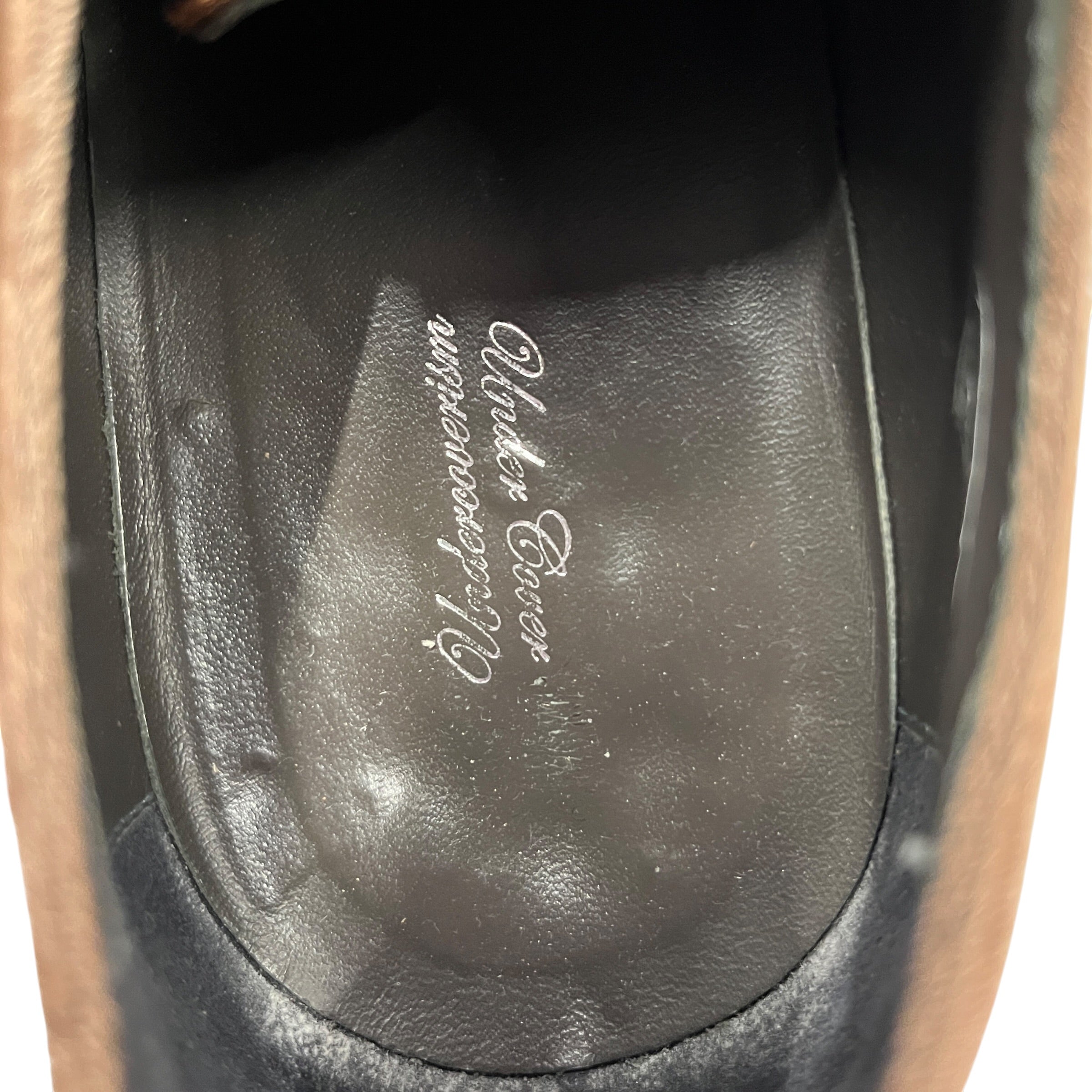 UNDERCOVERISM/Dress Shoes/US 6/Velour/BRW/LEATHER TONGUE DERBIES view 3