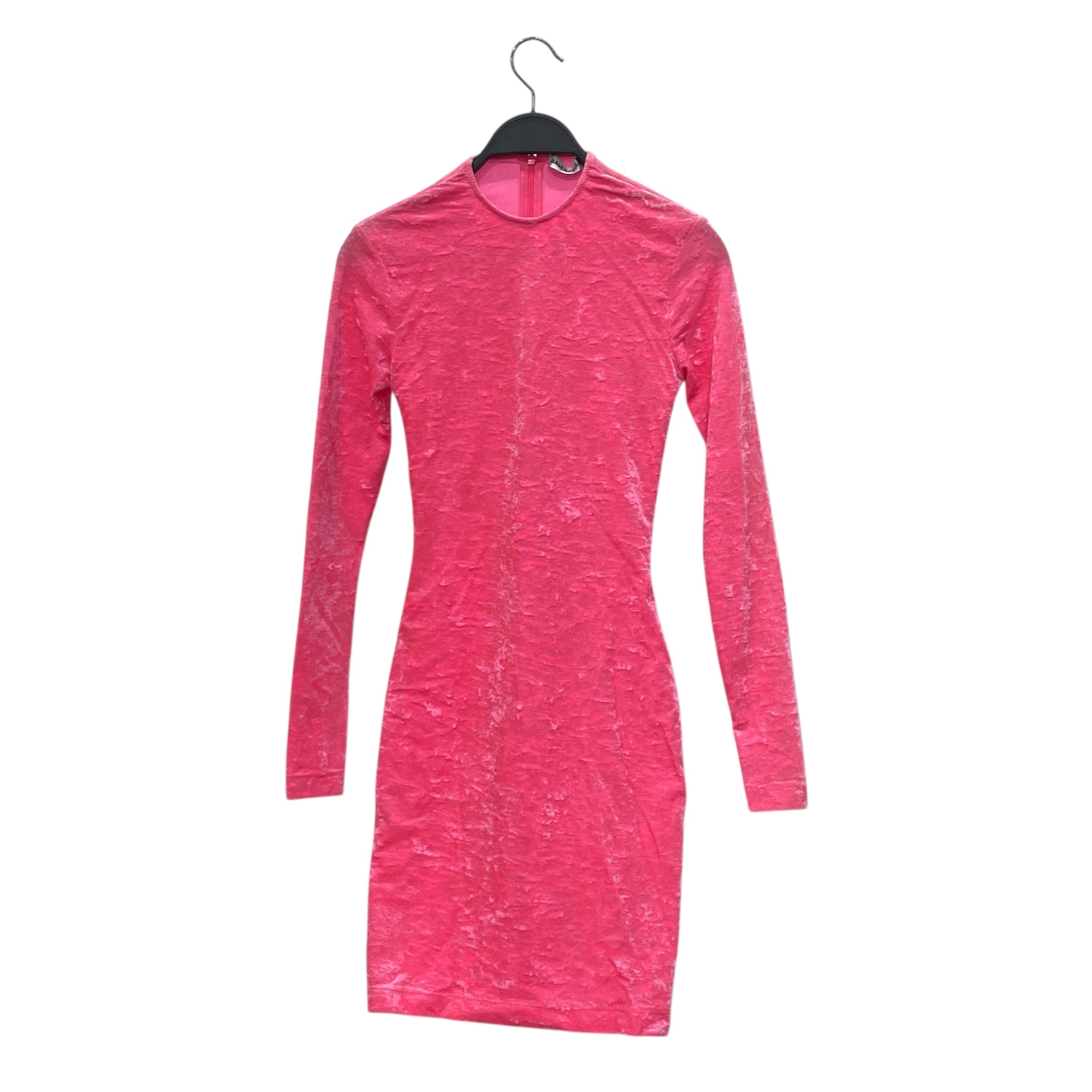 BALENCIAGA/LS Dress/36/Velour/PNK/EVENING DRESS view 1