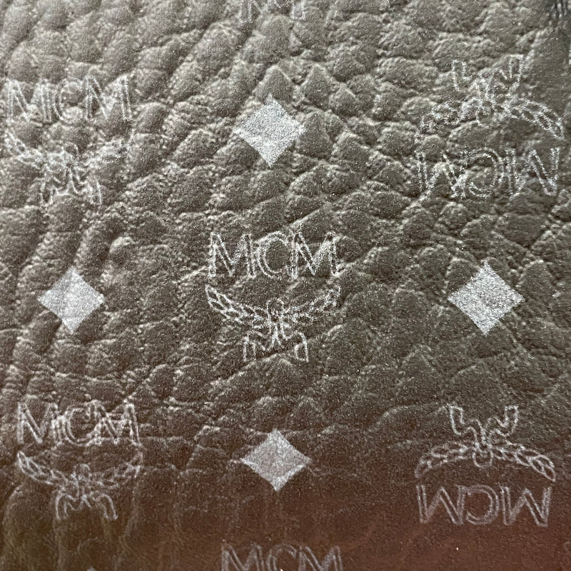 MCM/Coin Wallet/Monogram/Leather/BLK/MINECRAFT
