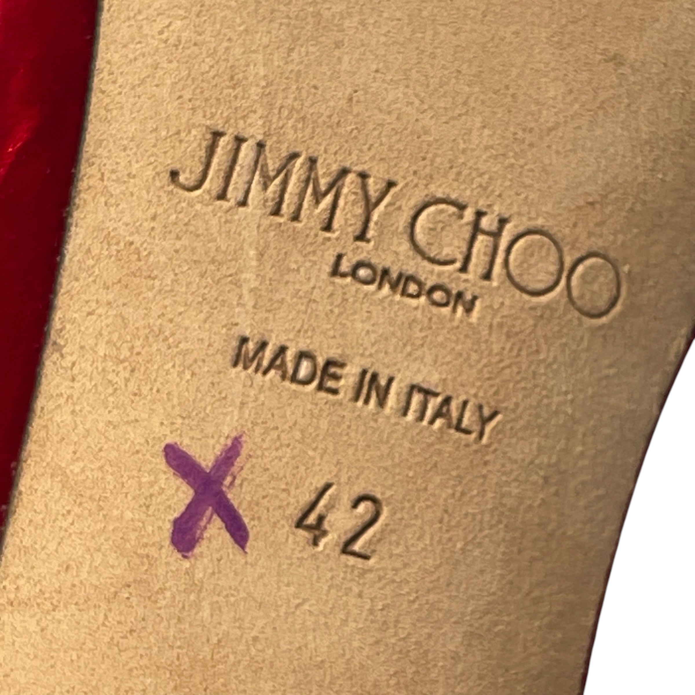 JIMMY CHOO/Heels/EU 42/RED/ view 4