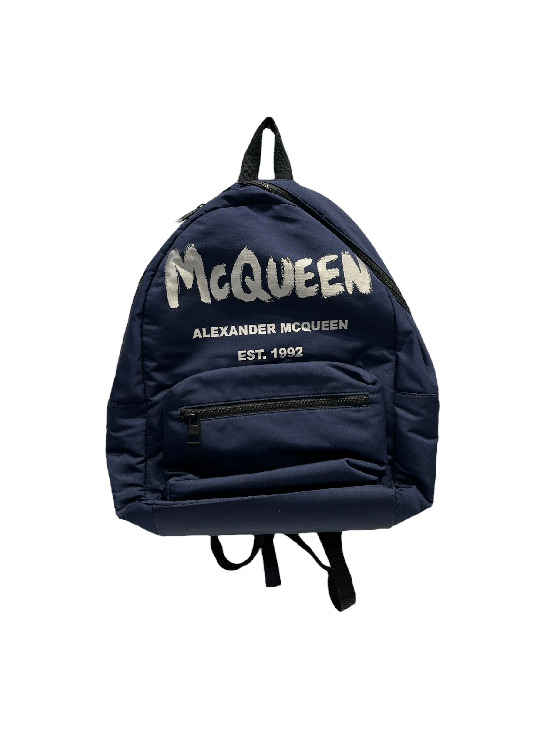 Alexander McQueen/Backpack/Graphic/IDG/GRAFFITI LOGO BACKPACK view 1