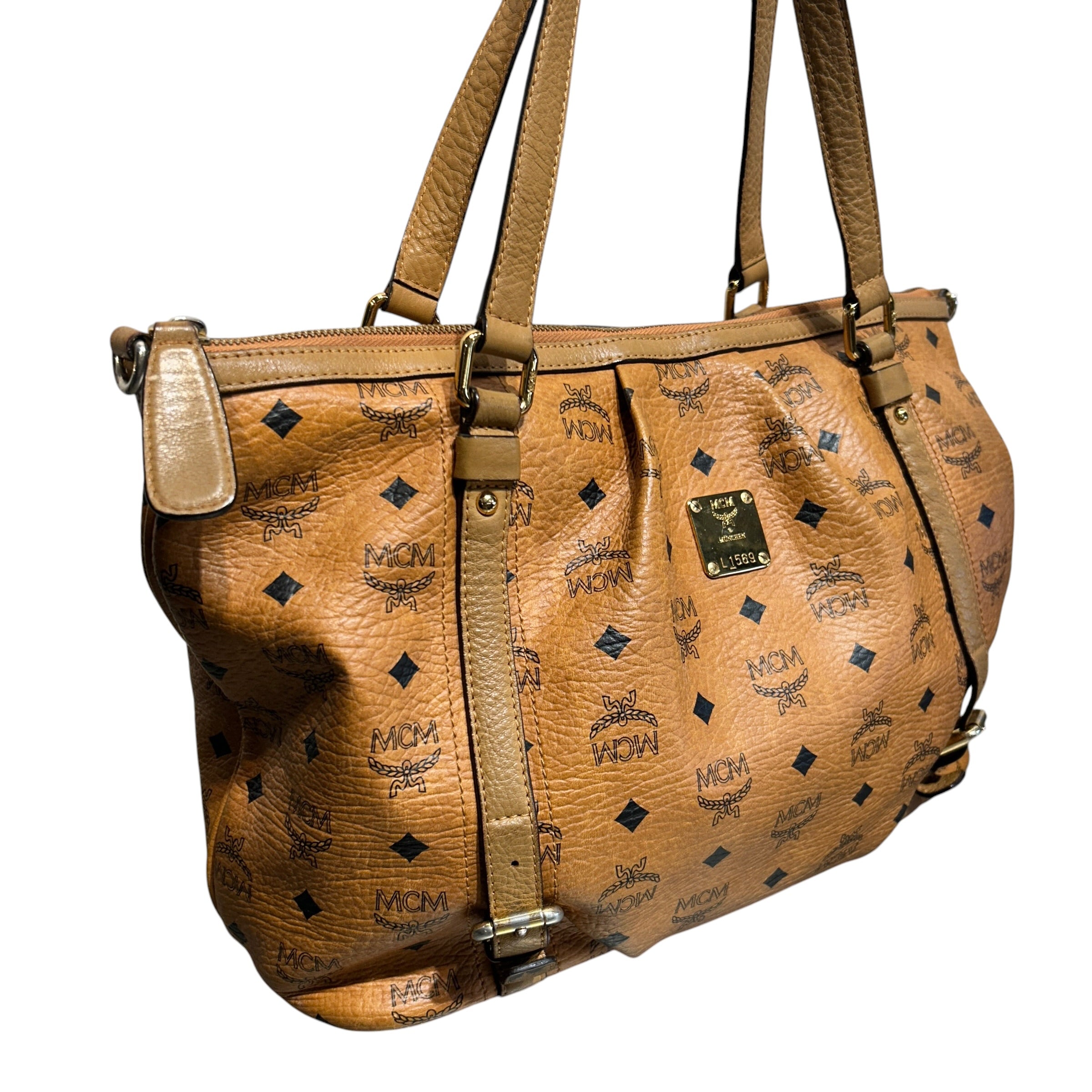 MCM/Tote Bag/Monogram/Leather/CML/SHOULDER TOTE BAG view 6