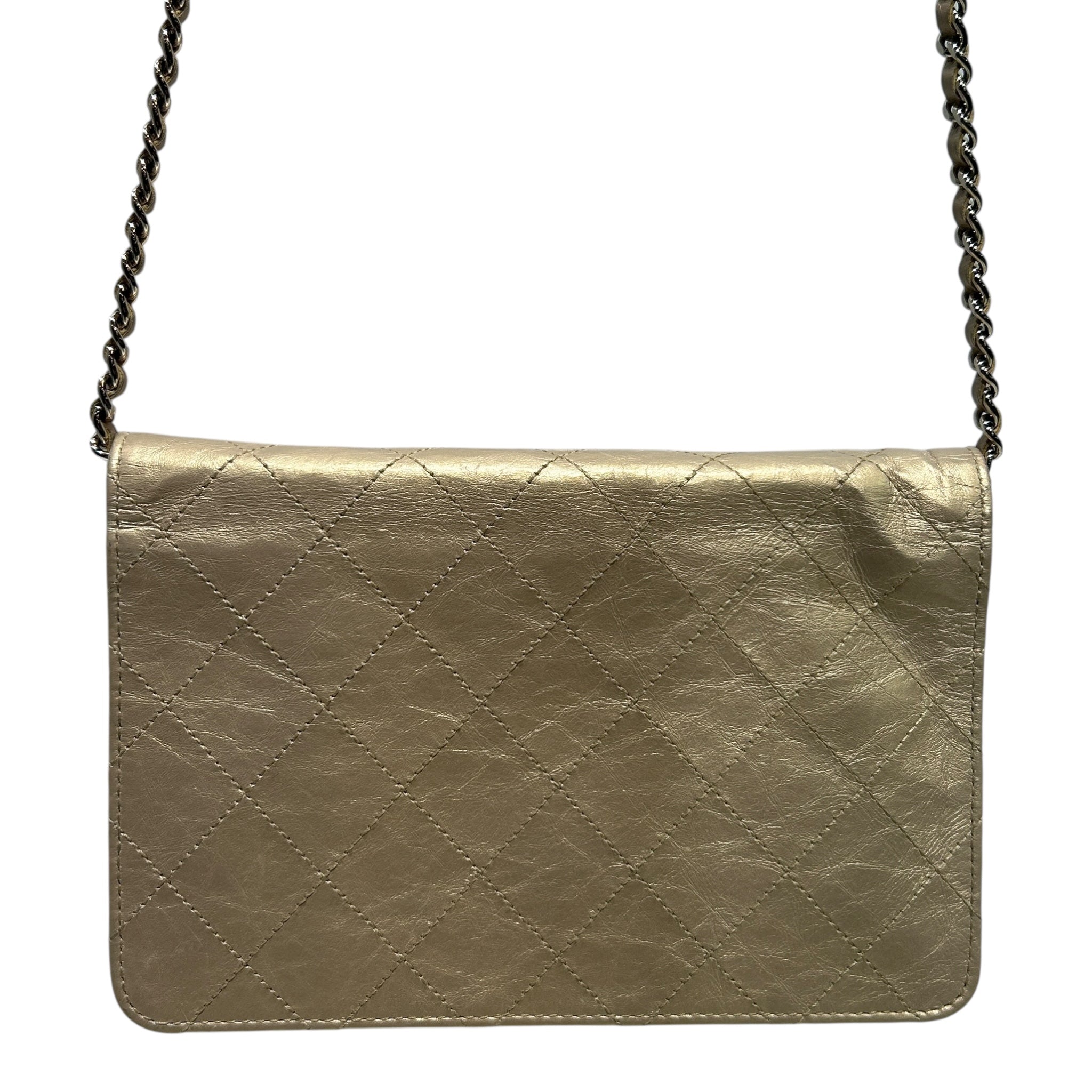 CHANEL/Cross Body Bag/Leather/GLD/LEATHER CROSSBODY BAG view 3