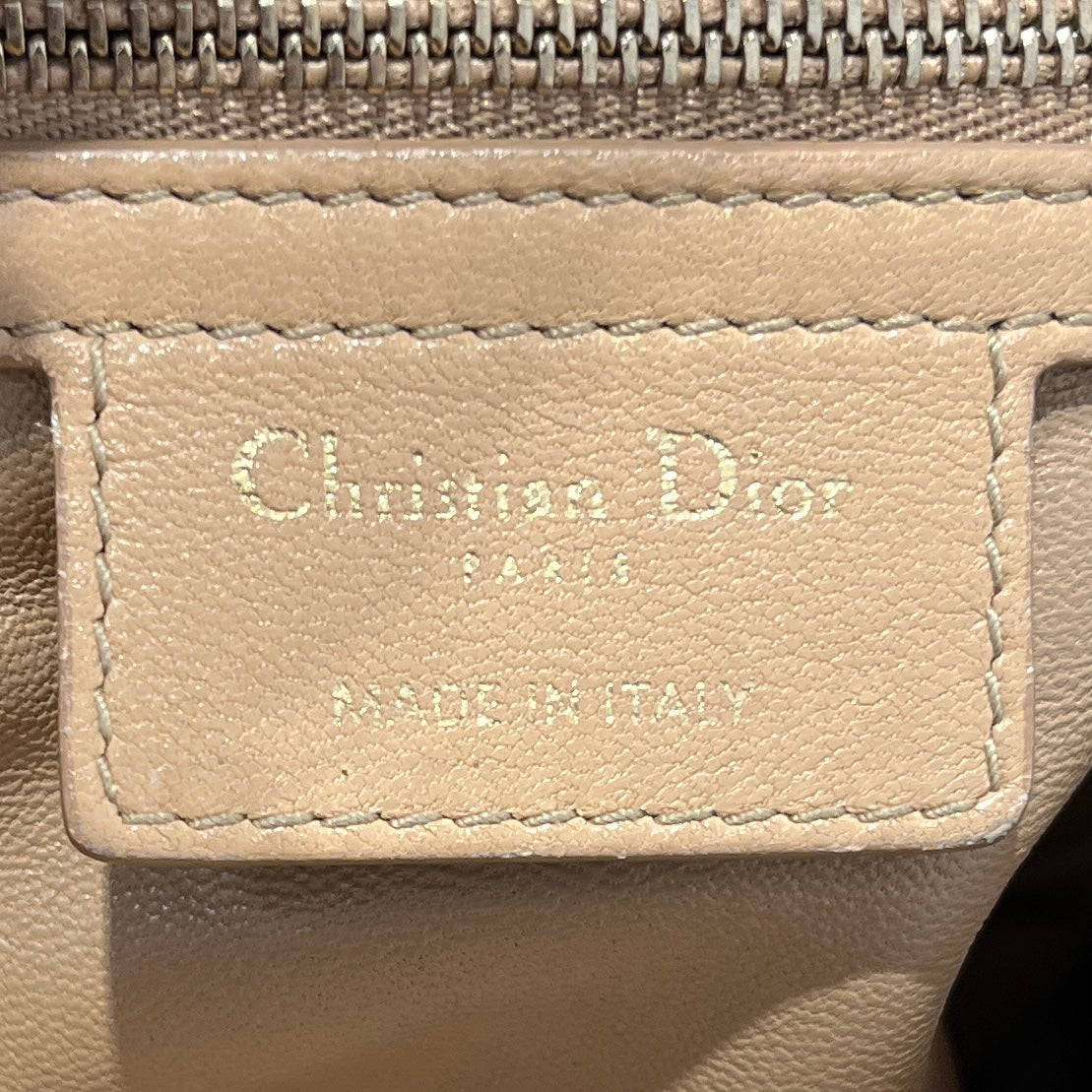 Christian Dior/Bag/Leather/BEG/ view 5