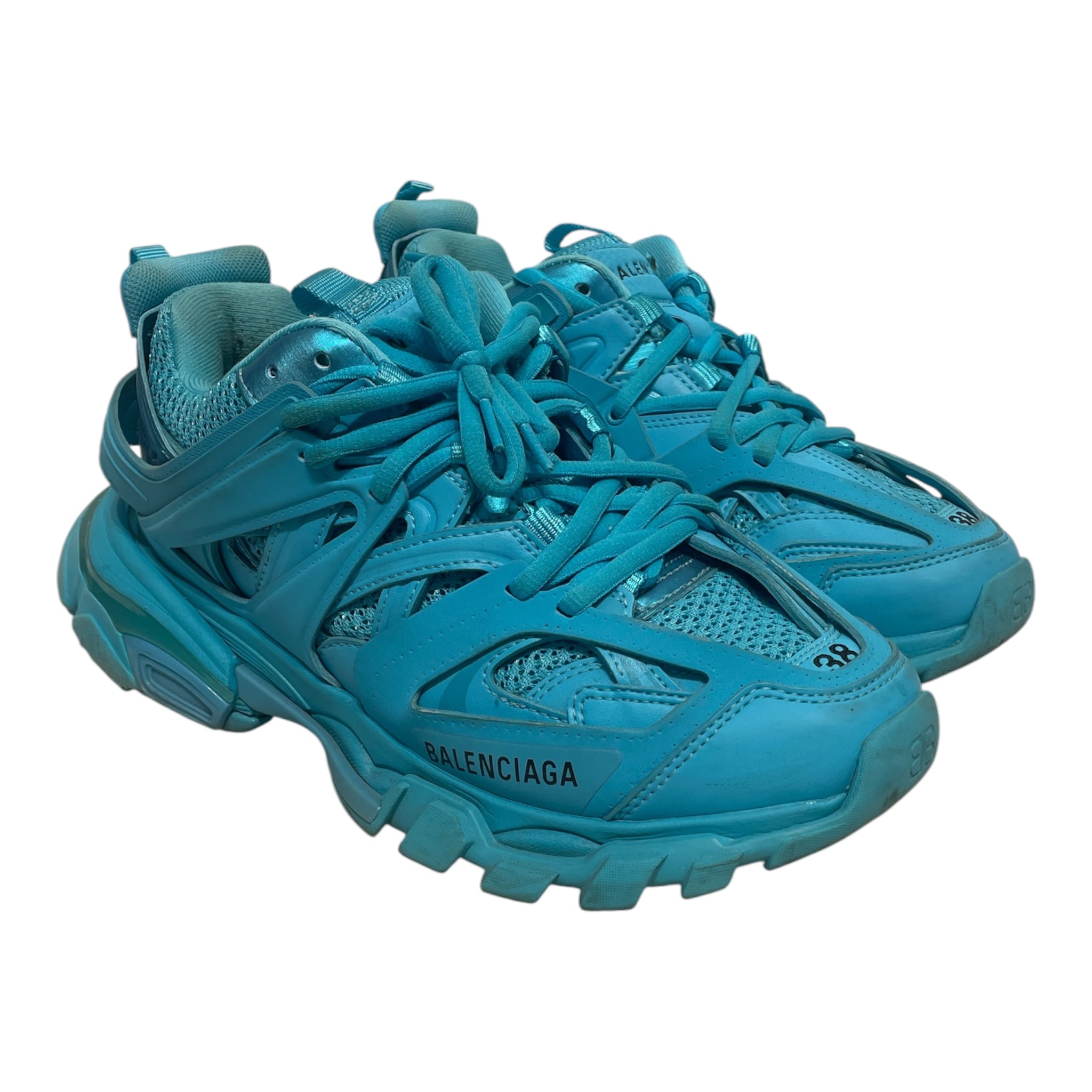 BALENCIAGA/Hi-Sneakers/US 8/BLU/TRACK RUNNER BLUE view 1