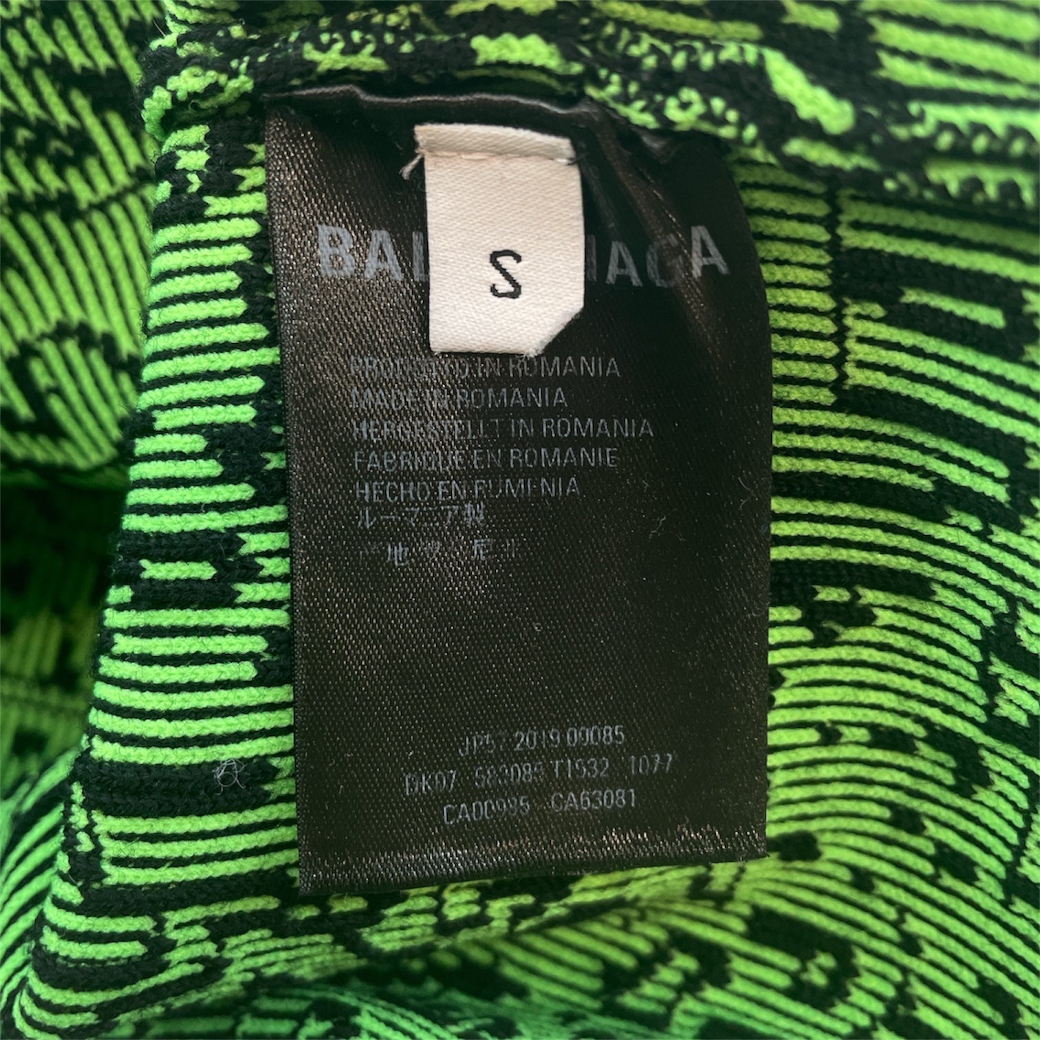 BALENCIAGA/Sweater/S/Cotton/GRN/KNIT view 4