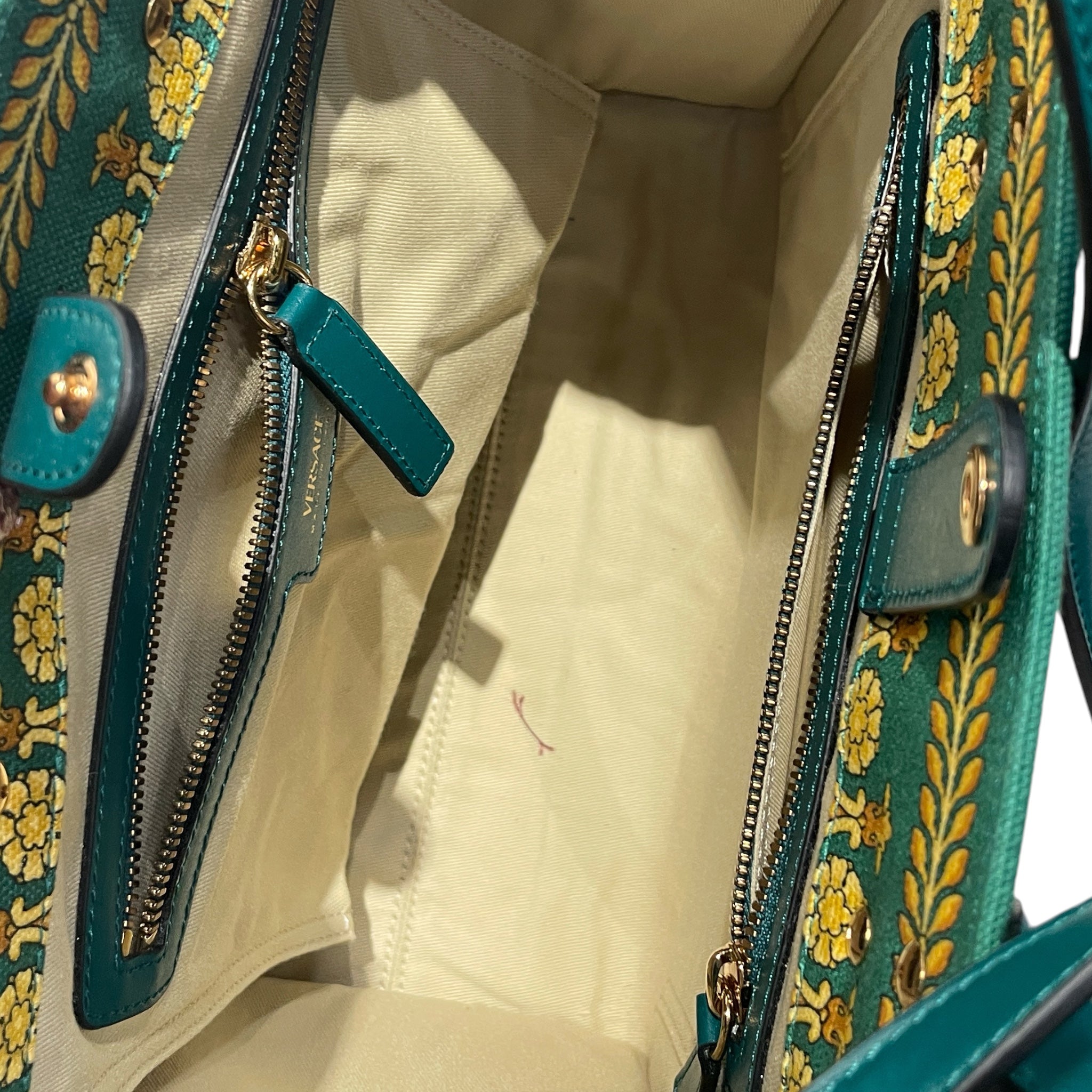 VERSACE/Tote Bag/Floral Pattern/Cotton/MLT/ view 3