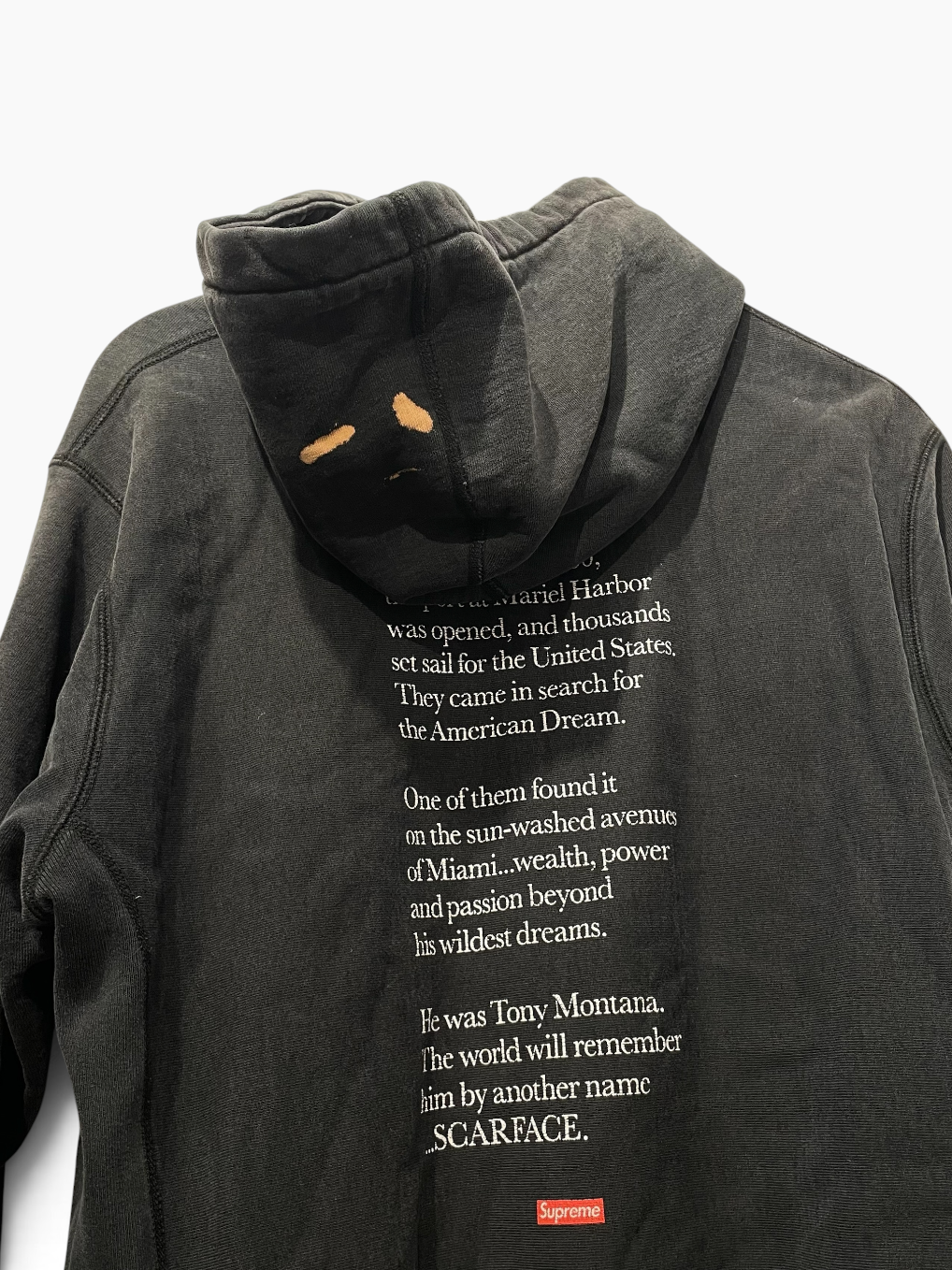 Supreme/Hoodie/L/Graphic/Cotton/BLK/SCARFACE view 3
