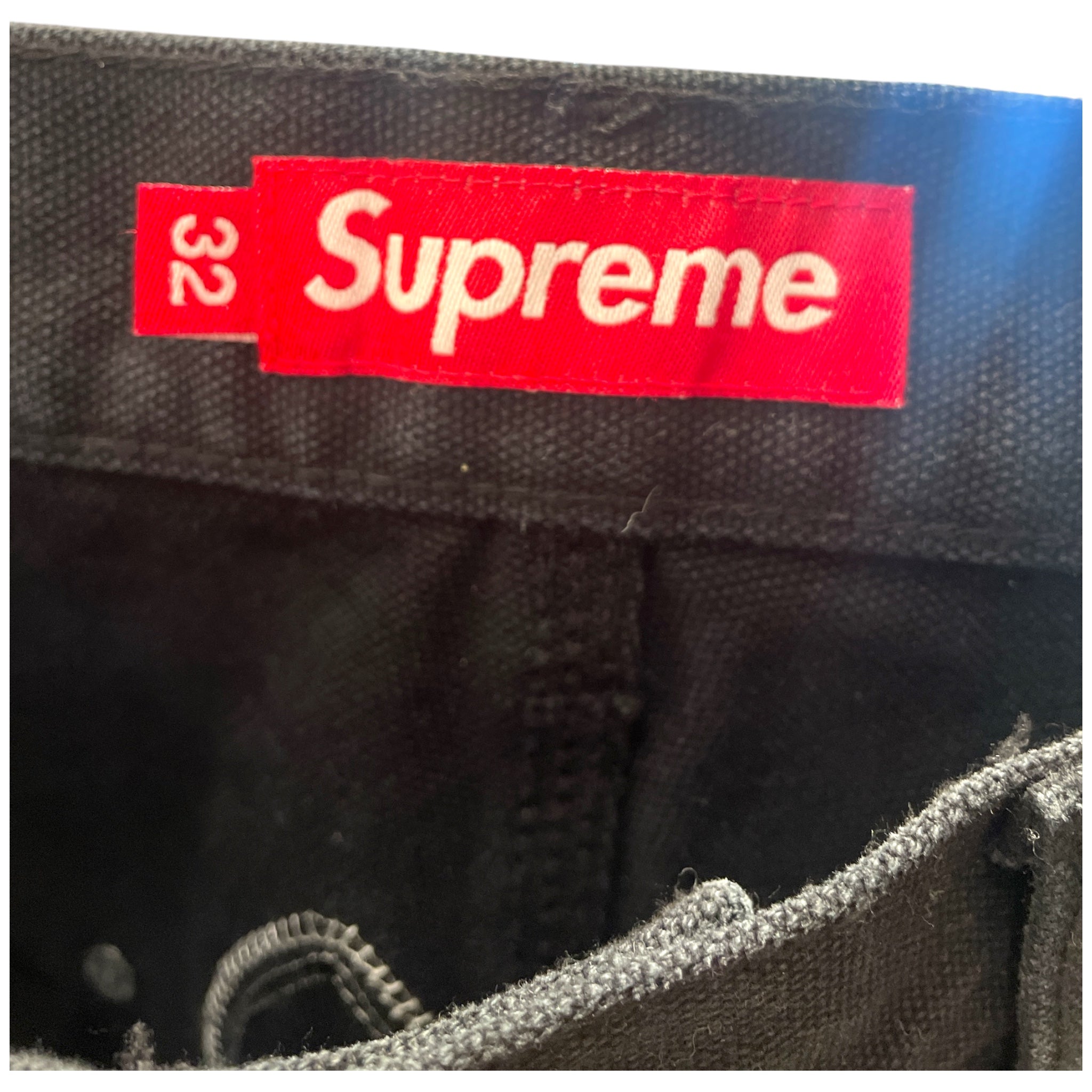 Supreme/Straight Pants/32/Denim/BLK/ view 3