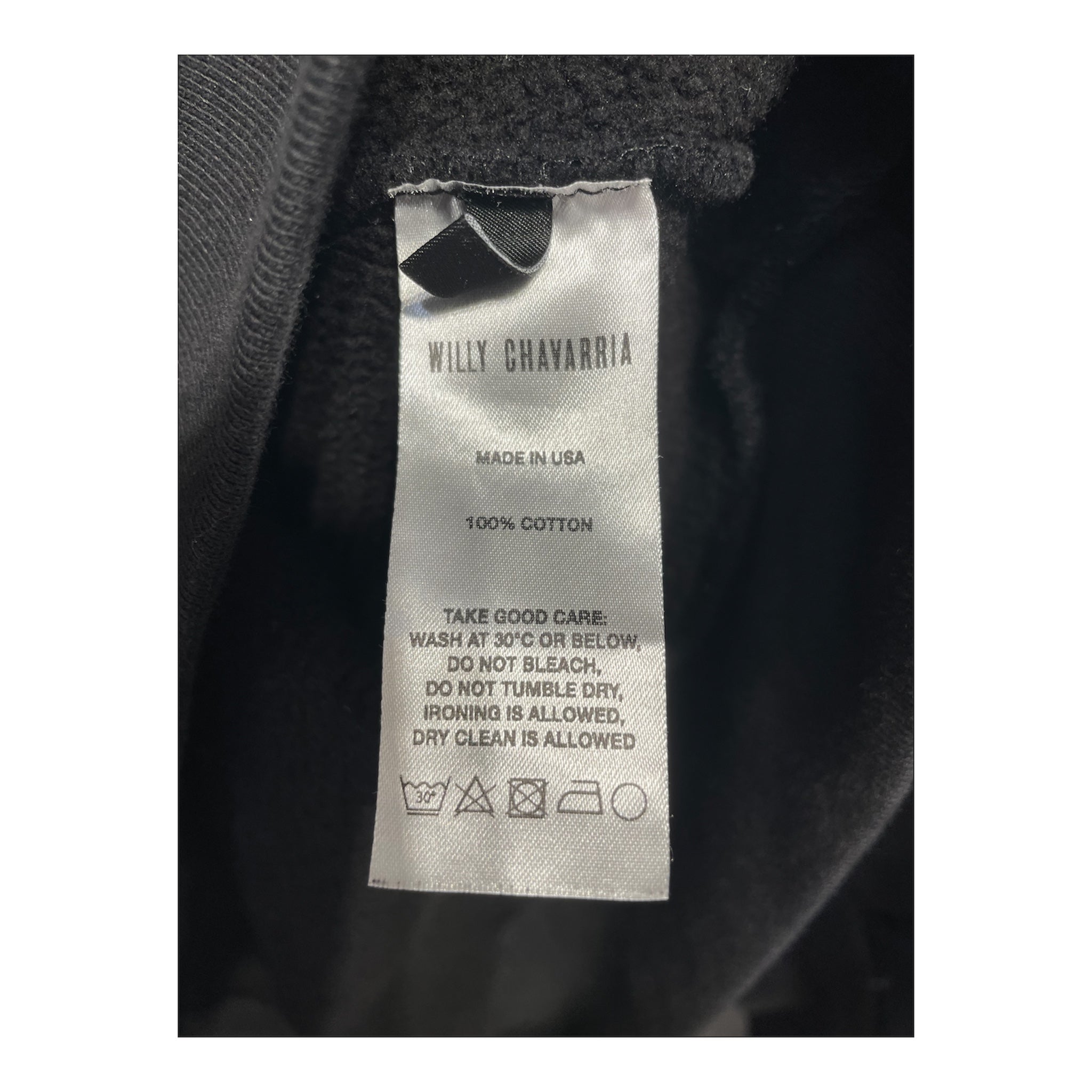 WILLY CHAVARRIA/Hoodie/Cotton/BLK/ view 4