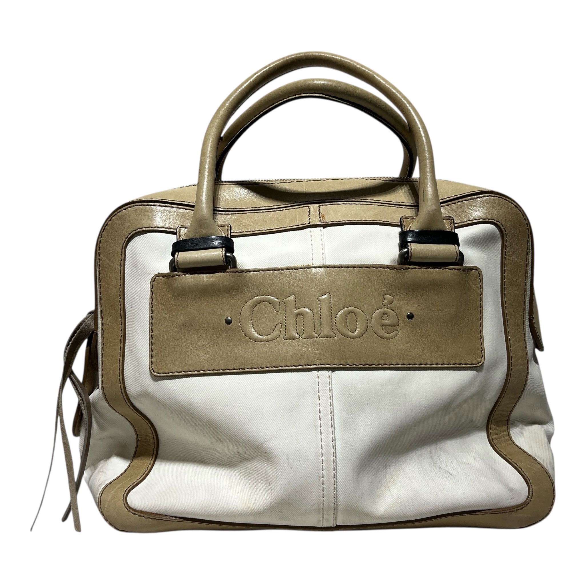 Chloe/Hand Bag/Leather/CRM/TASSEL ZIP view 1