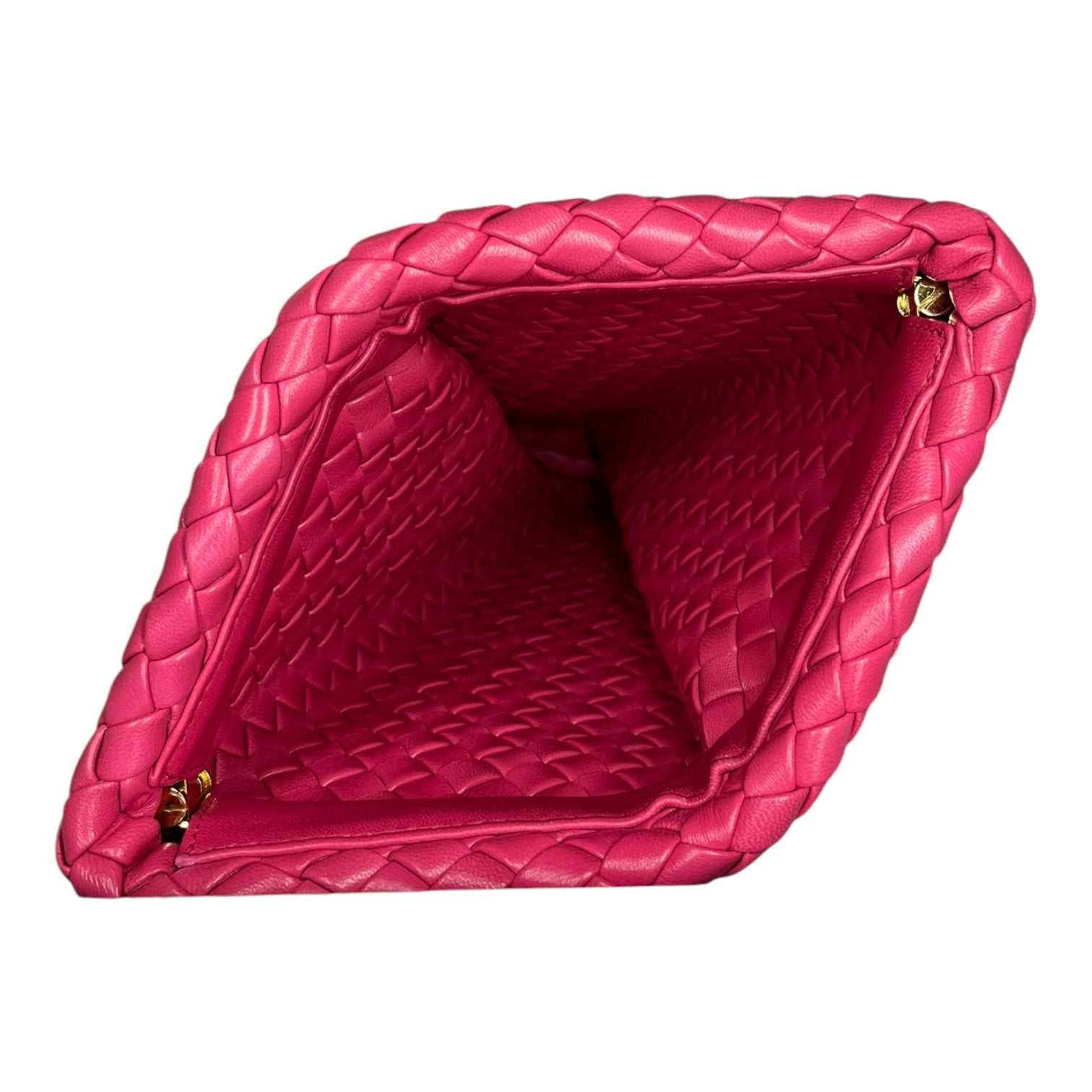 BOTTEGA VENETA/Clutch Bag/Leather/PNK/Twisted Clutch Padded view 4