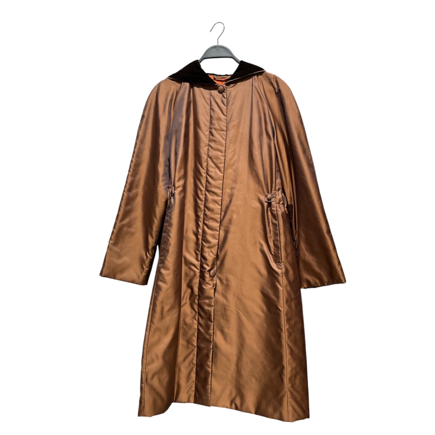 BURBERRY LONDON/Trench Coat/M/Rayon/CML/Maxi Length/ view 1