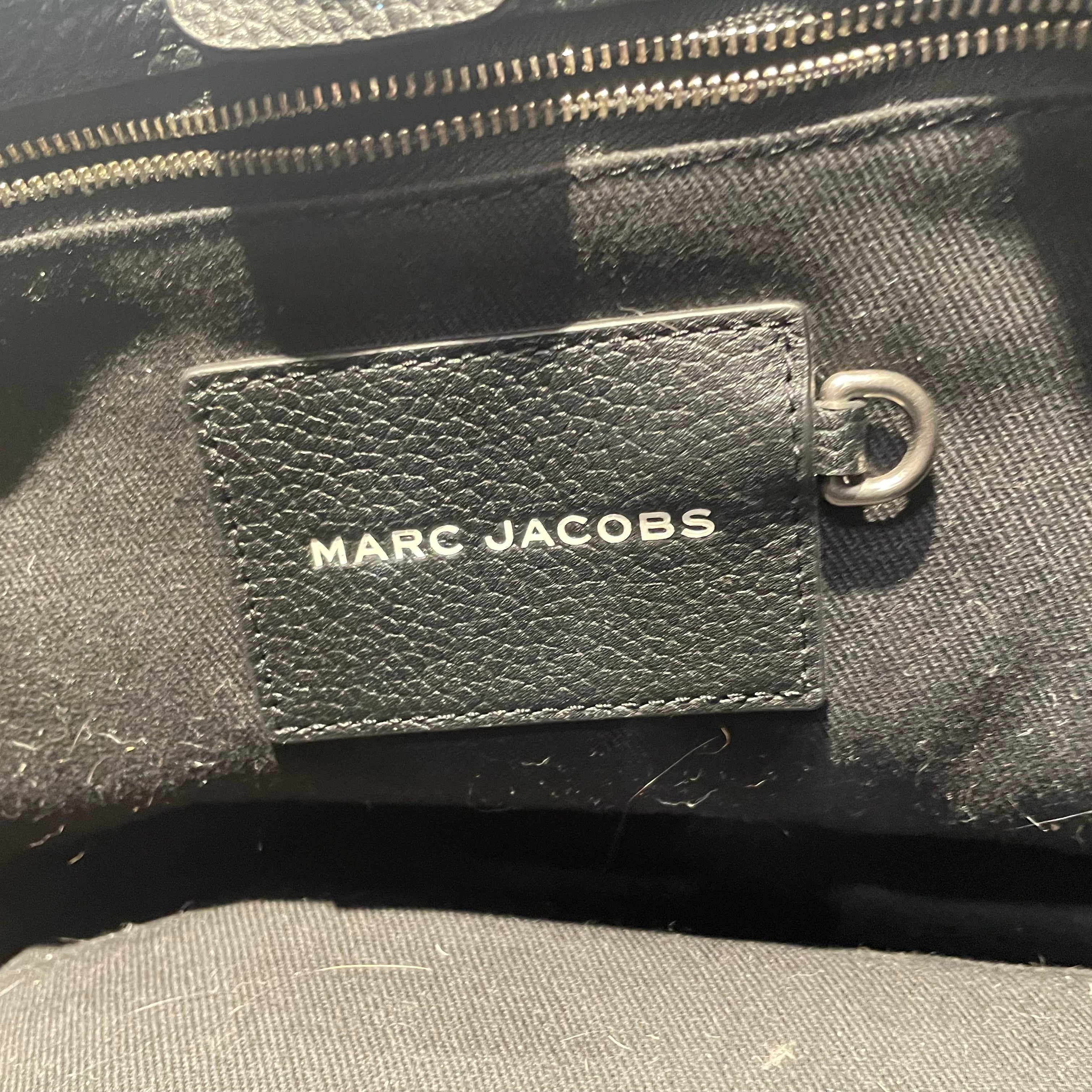 MARC JACOBS/Tote Bag/Leather/BLK/GLAM STUDDED view 5