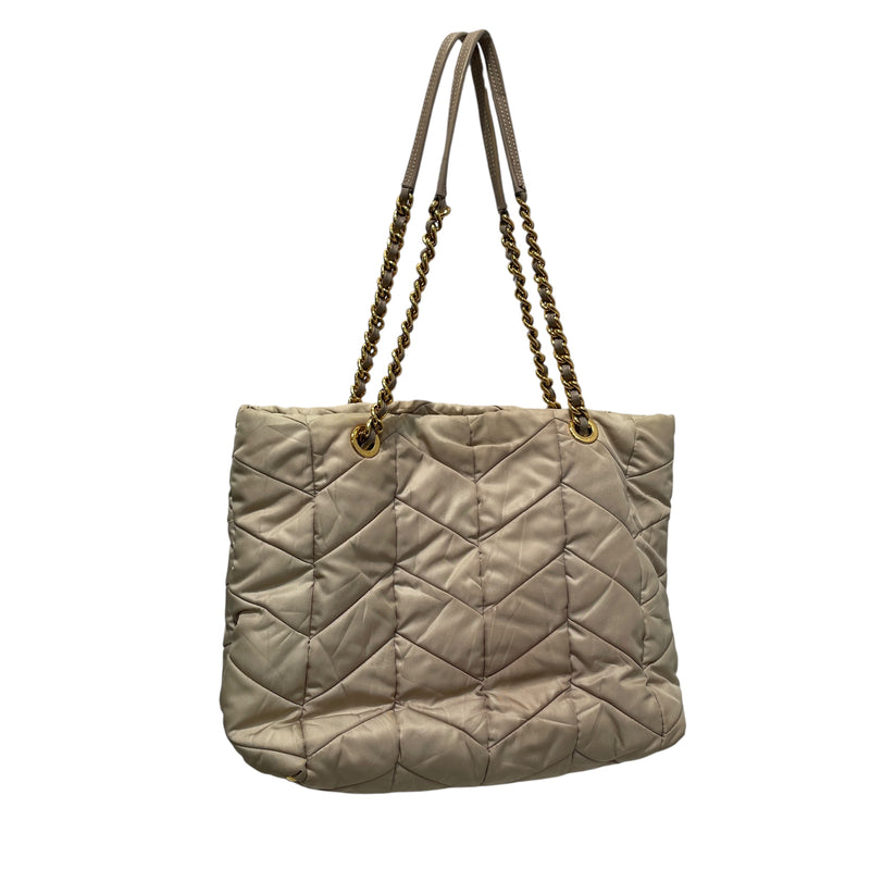 PRADA/Hand Bag/Nylon/WHT/Re Nylon Shoulder Bag