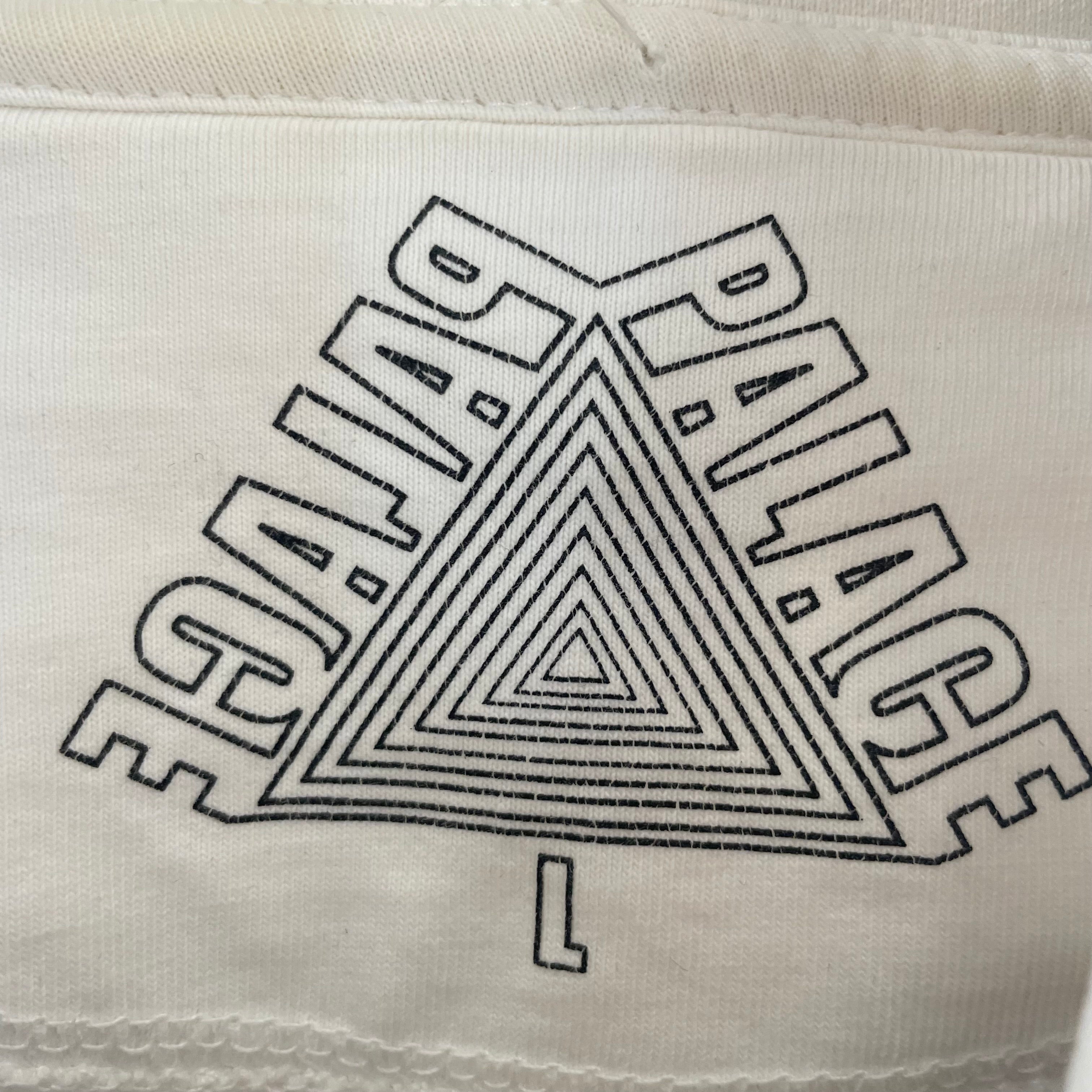 PALACE/Hoodie/L/All Over Print/Cotton/WHT/APPLE WITH BITE OUT ON BACK view 5